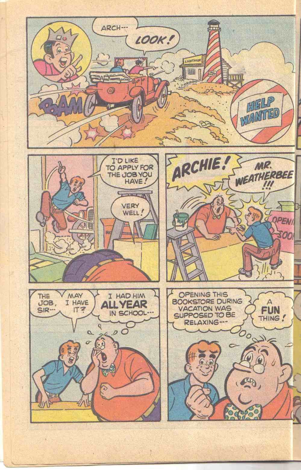 Read online Archie Gets a Job comic -  Issue # Full - 6