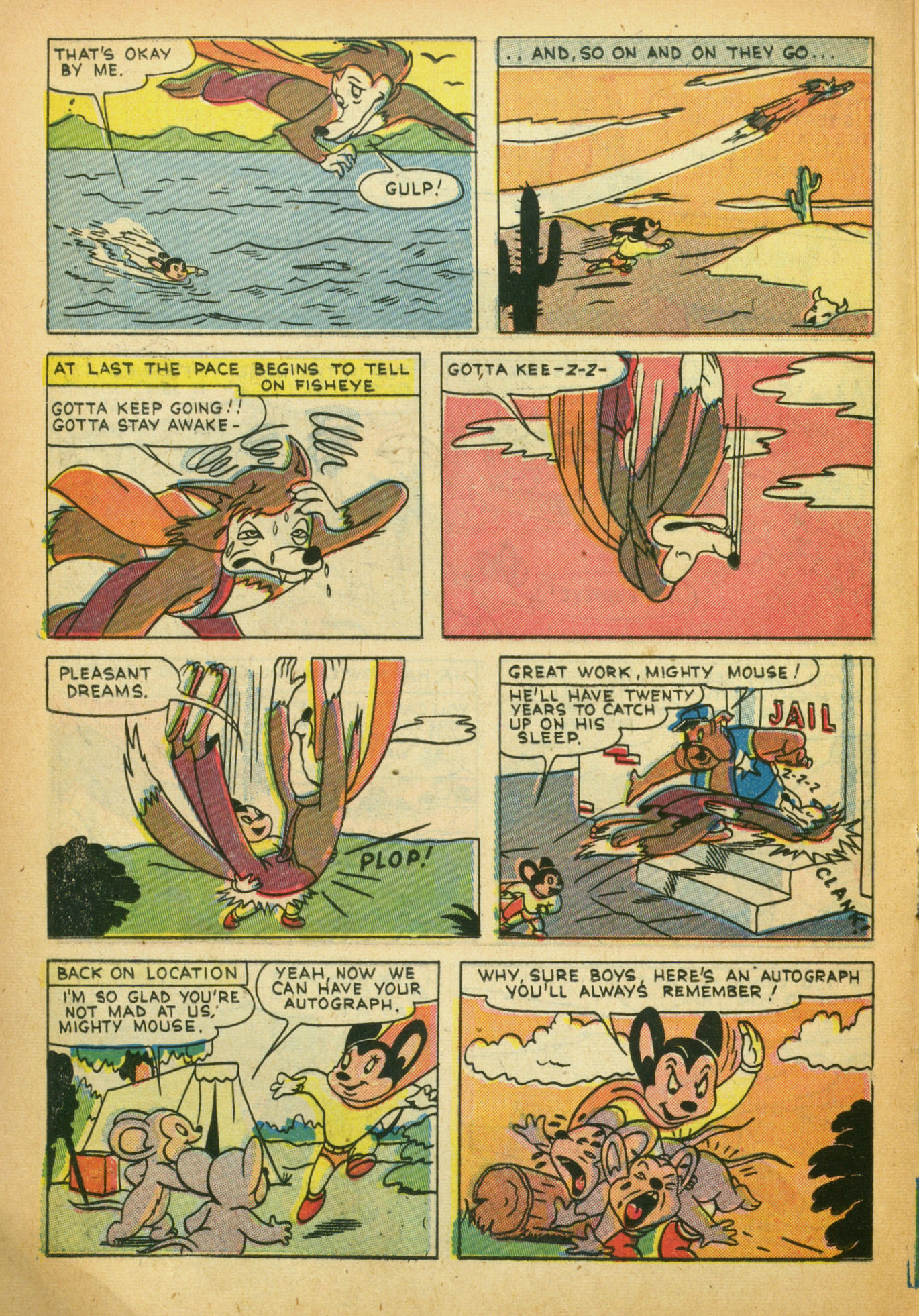 Read online Paul Terry's Mighty Mouse Comics comic -  Issue #39 - 48