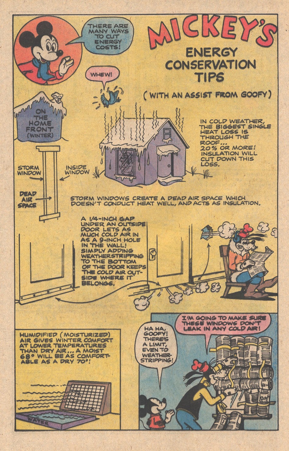 Read online Mickey Mouse and Goofy Explore Energy Conservation comic -  Issue # Full - 34