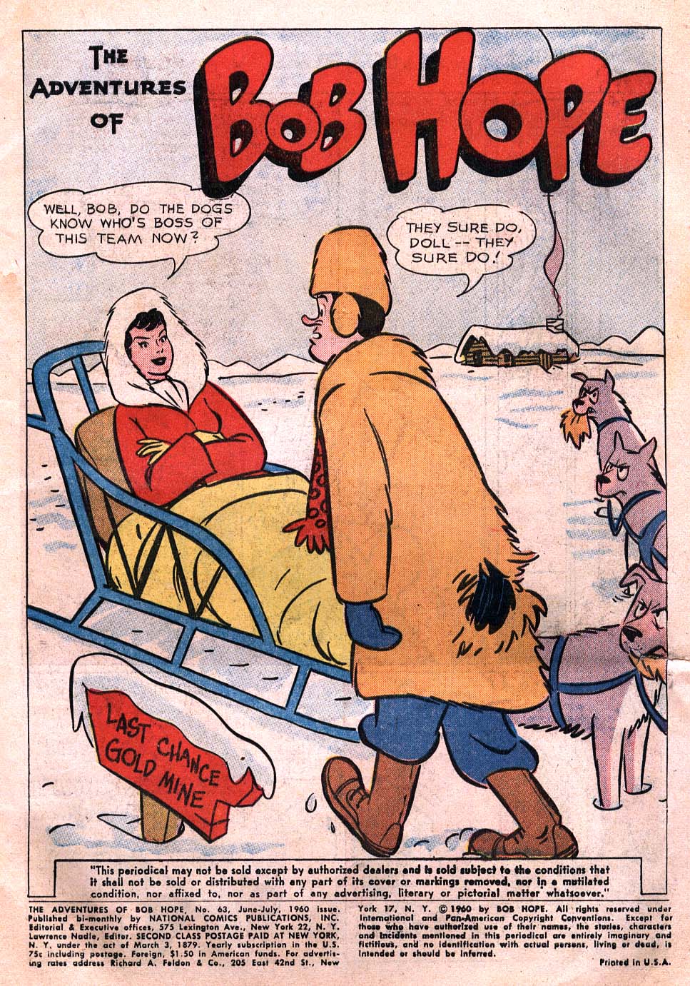 Read online The Adventures of Bob Hope comic -  Issue #63 - 3