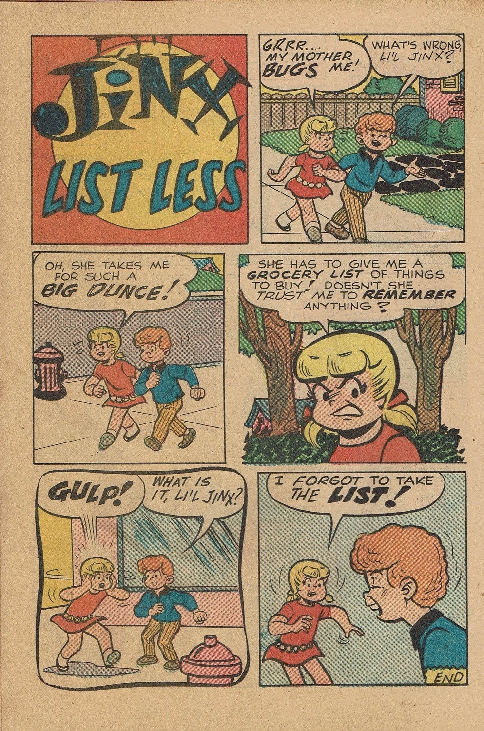 Read online Reggie's Wise Guy Jokes comic -  Issue #3 - 18
