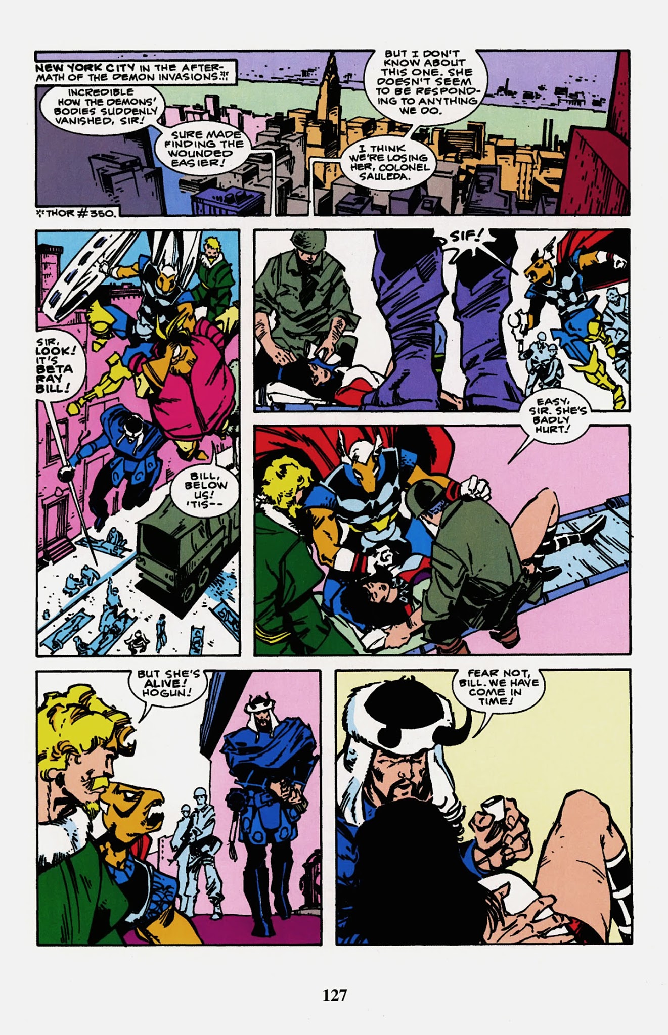 Read online Thor Visionaries: Walter Simonson comic -  Issue # TPB 2 - 129