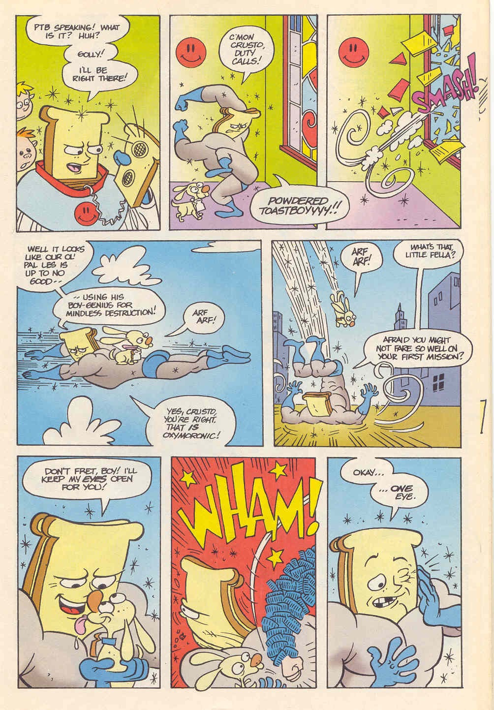 Read online Ren & Stimpy Show Special Powdered Toastman comic -  Issue # Full - 25