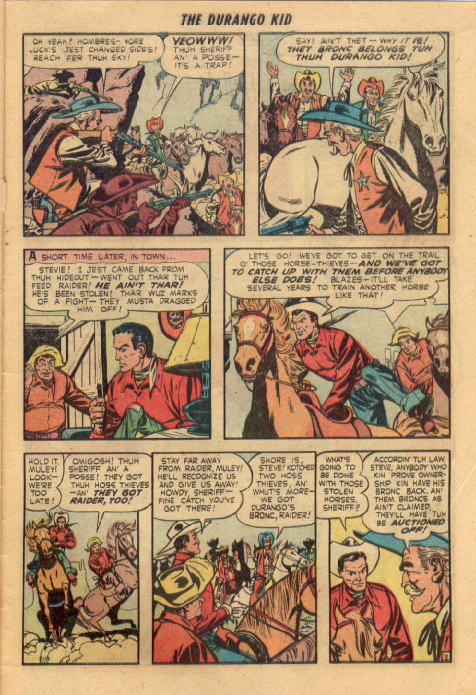 Read online Charles Starrett as The Durango Kid comic -  Issue #14 - 28