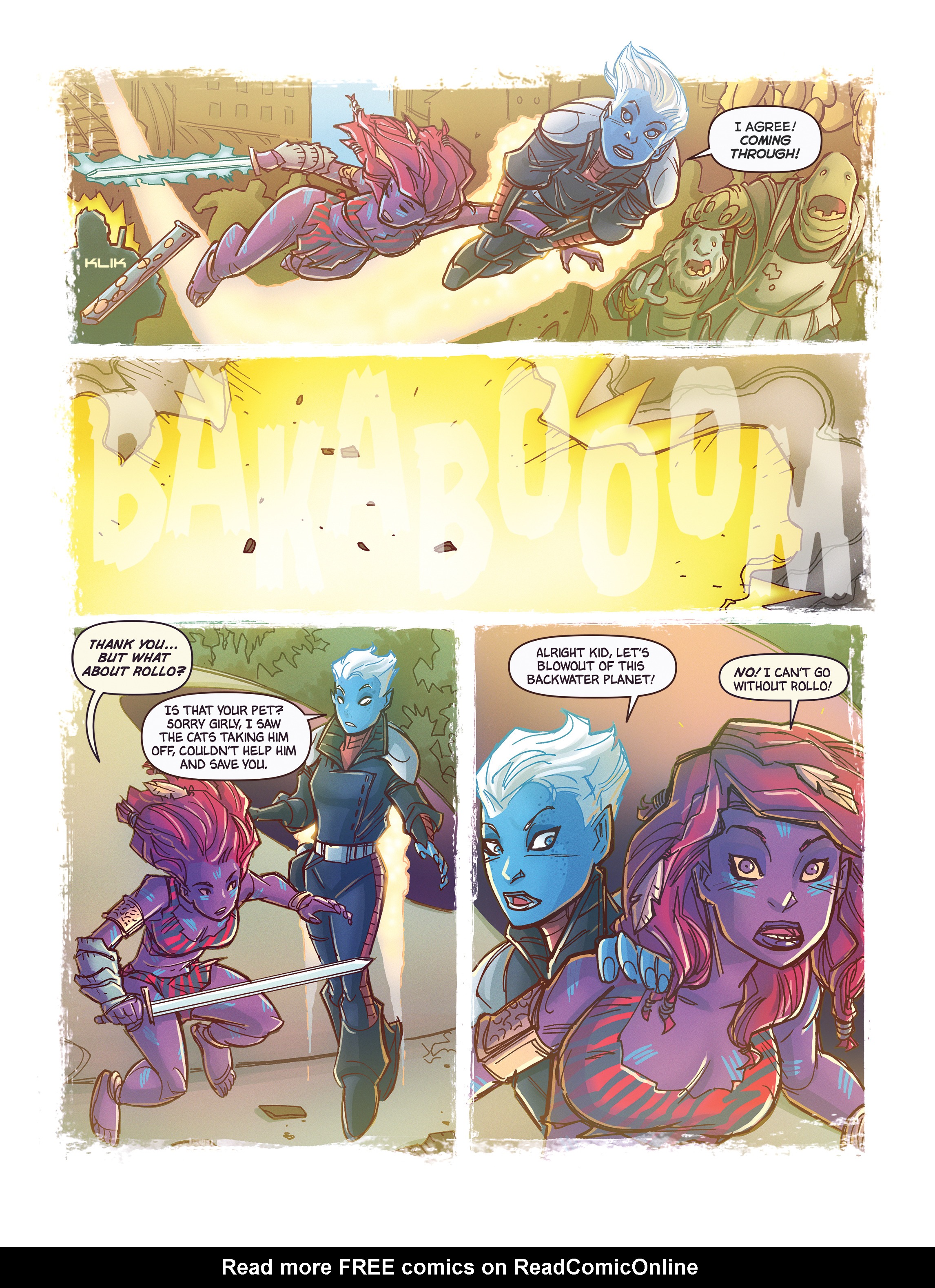 Read online Kyrra: Alien Jungle Girl comic -  Issue #10 - 9