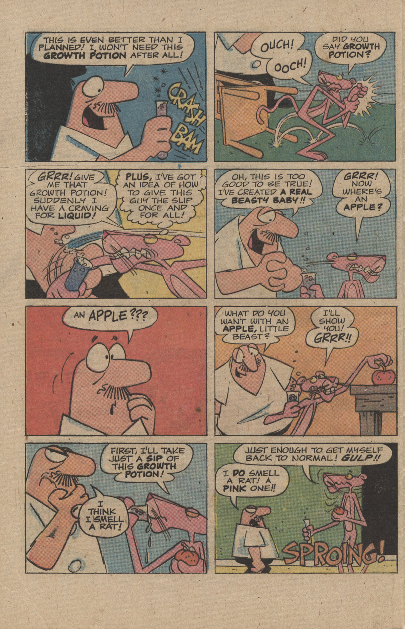 Read online The Pink Panther (1971) comic -  Issue #29 - 32