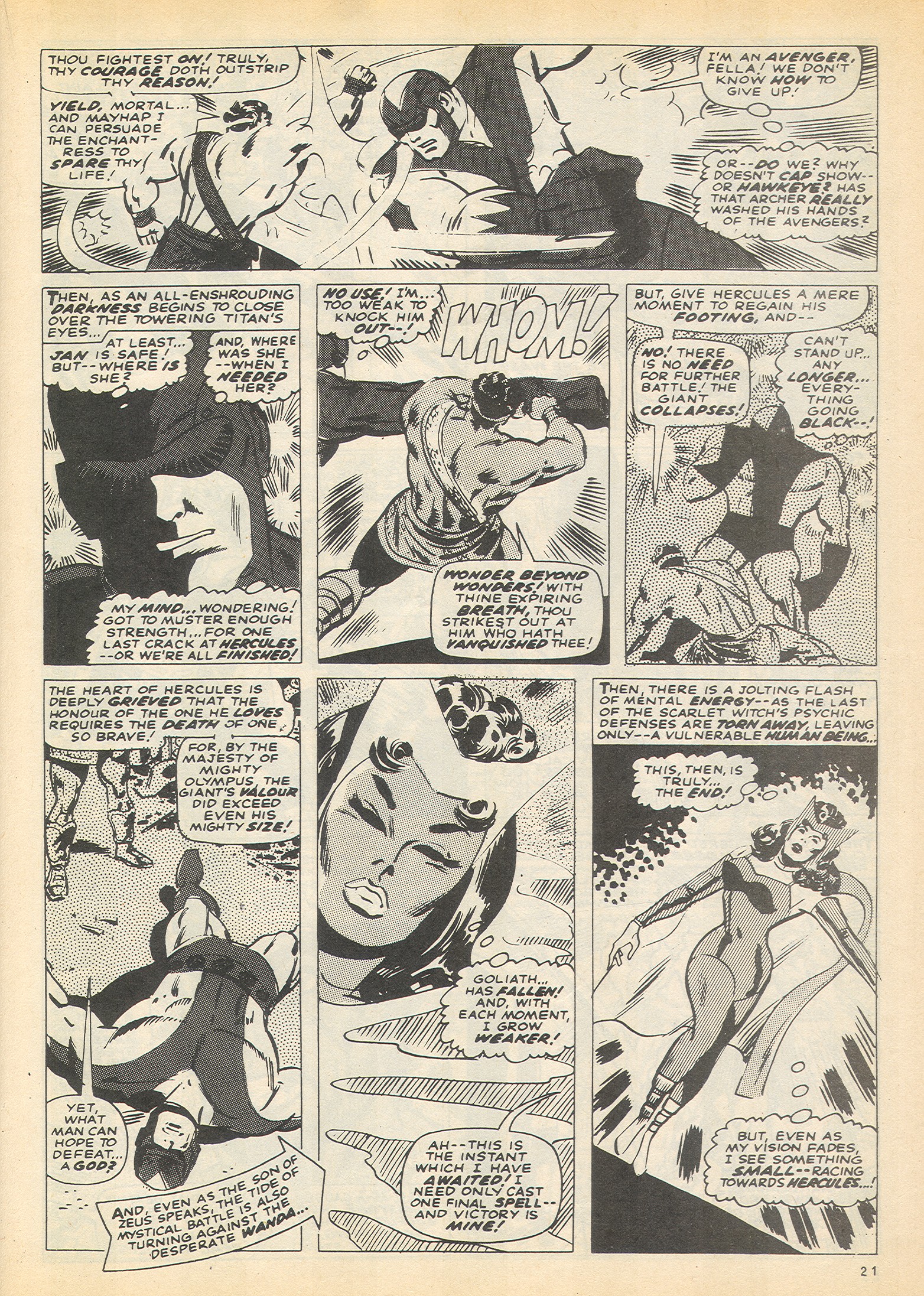 Read online The Avengers (1973) comic -  Issue #43 - 21