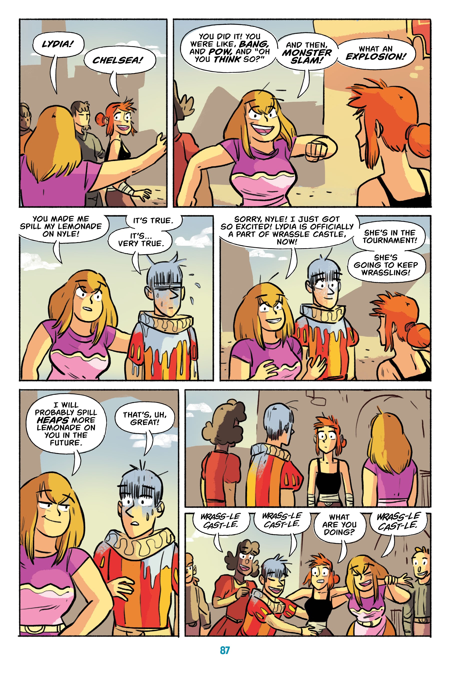 Read online Wrassle Castle comic -  Issue #1 - 86