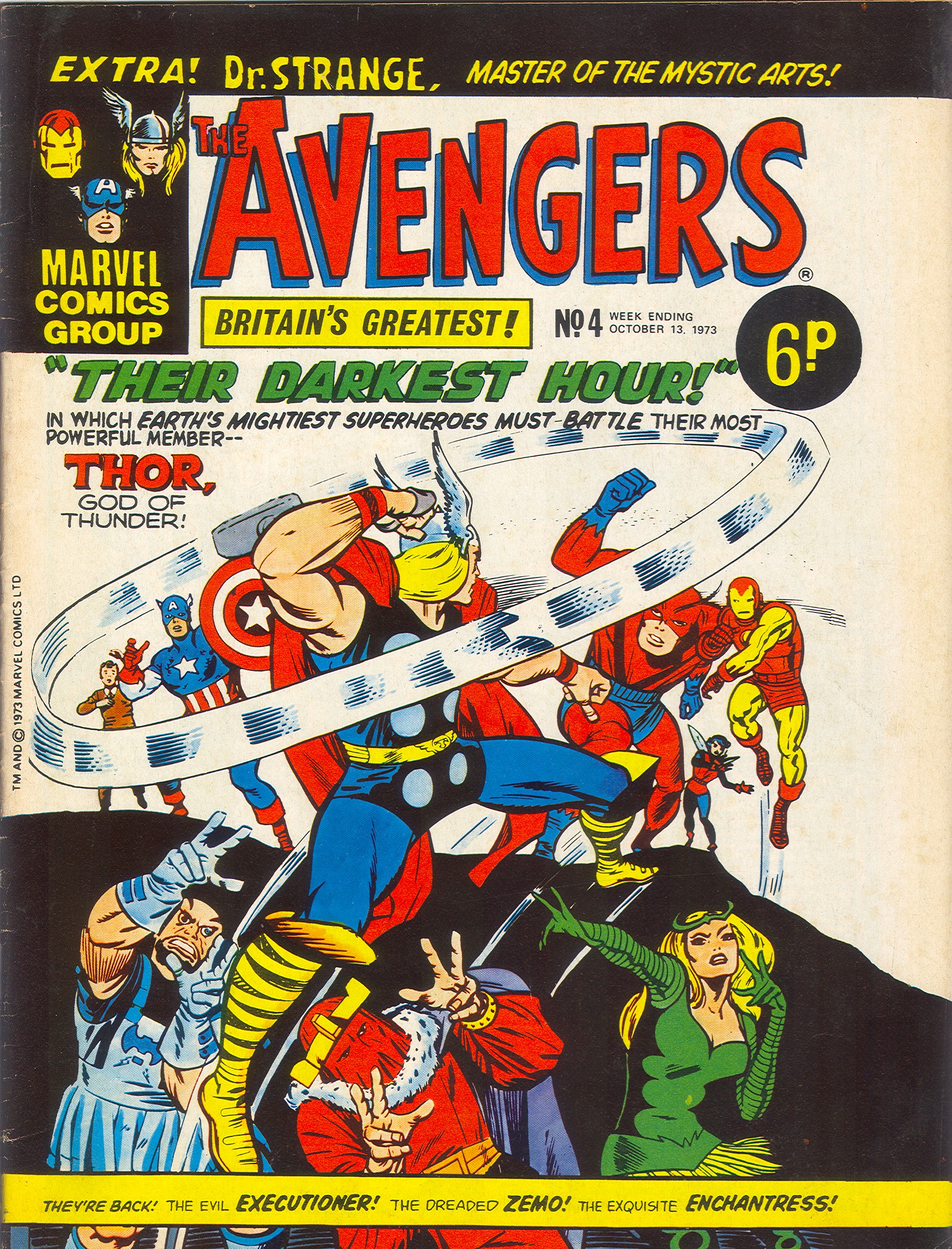Read online The Avengers (1973) comic -  Issue #4 - 1