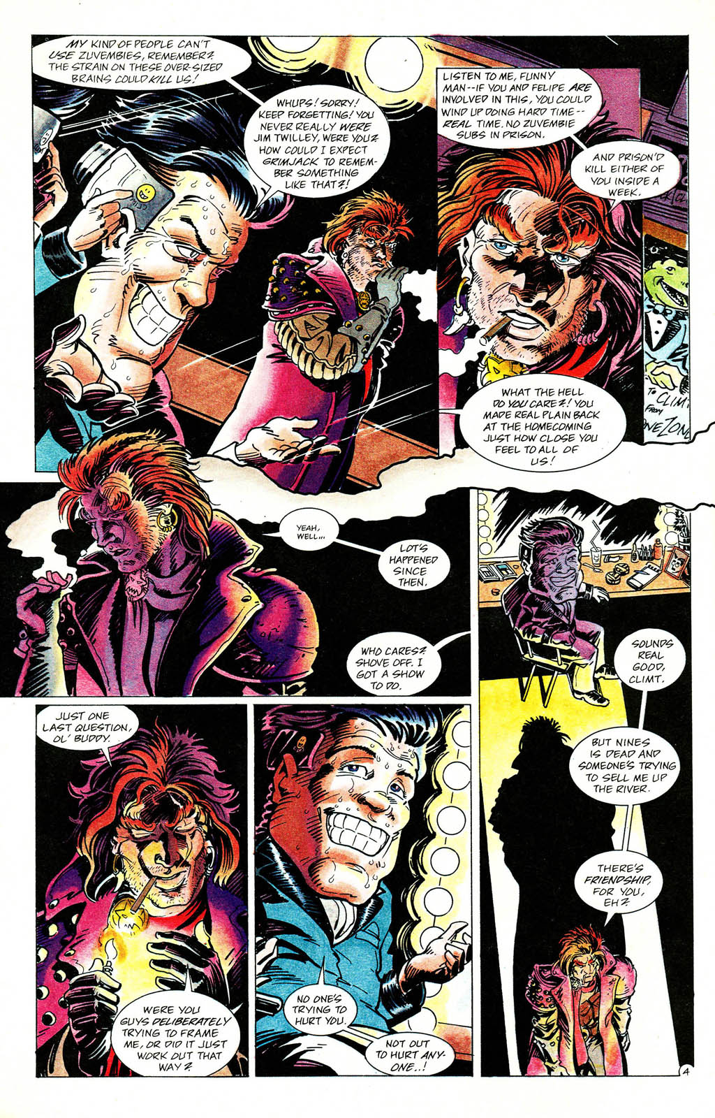 Read online Grimjack comic -  Issue #72 - 6
