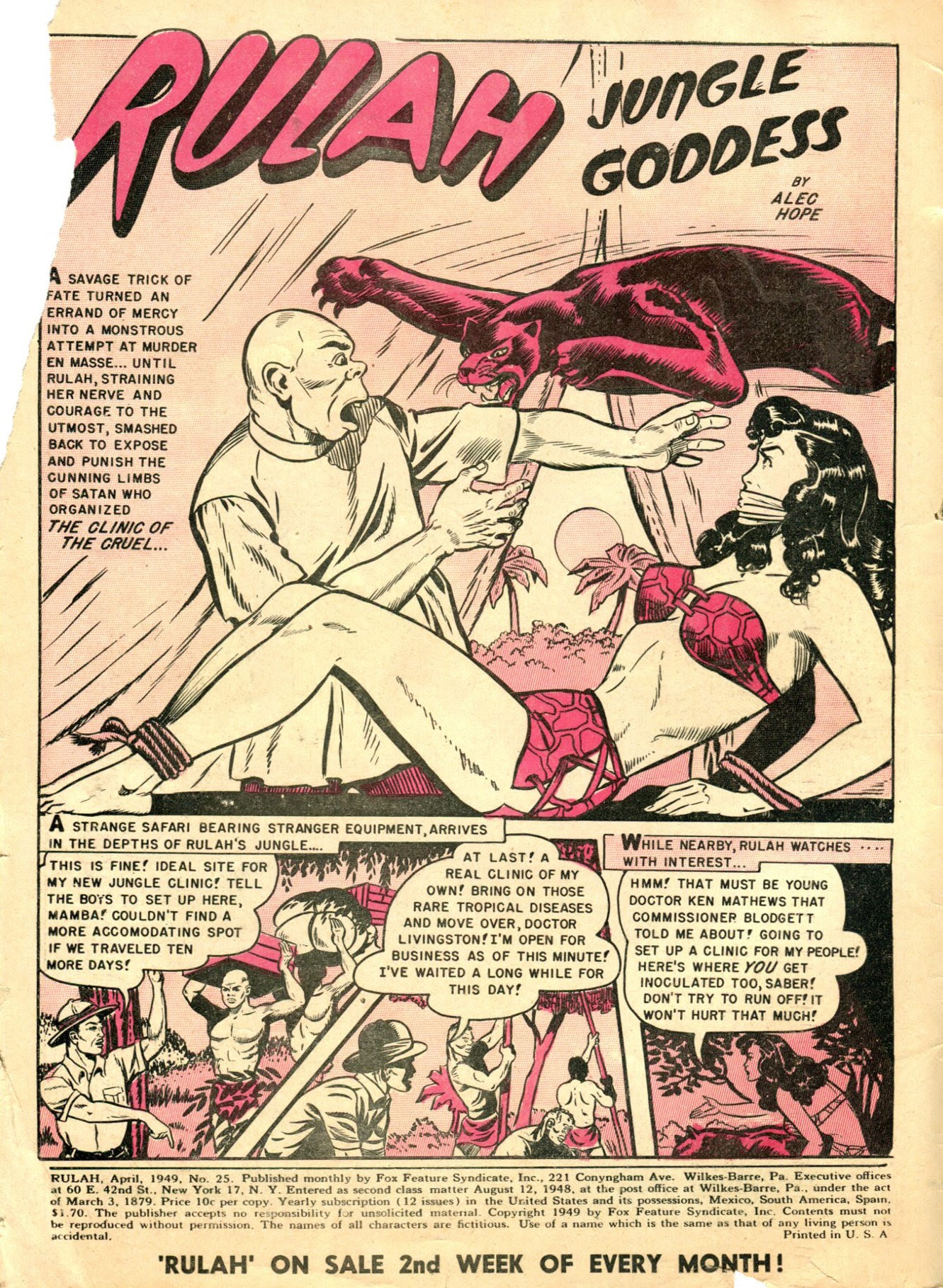 Read online Rulah - Jungle Goddess comic -  Issue #25 - 2