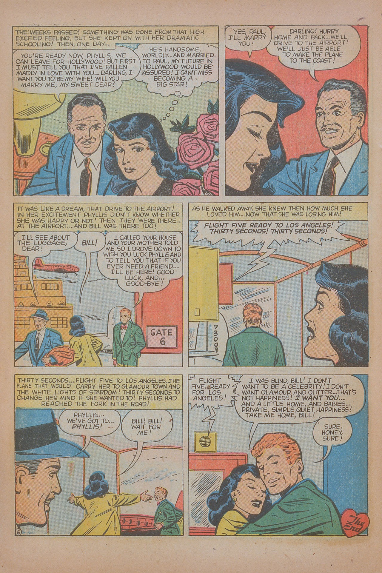 Read online Love Romances comic -  Issue #20 - 8