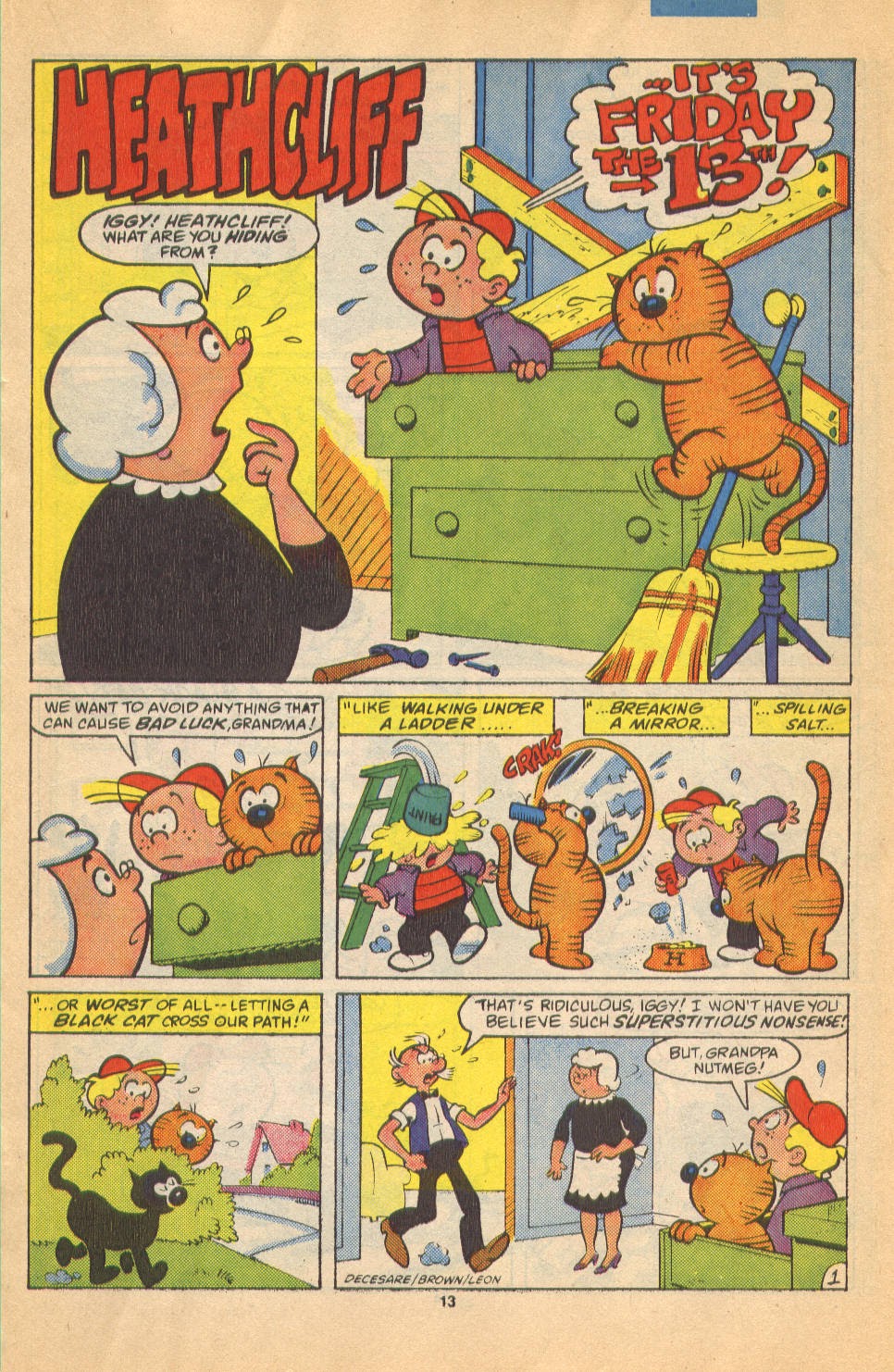 Read online Heathcliff's Funhouse comic -  Issue #10 - 10