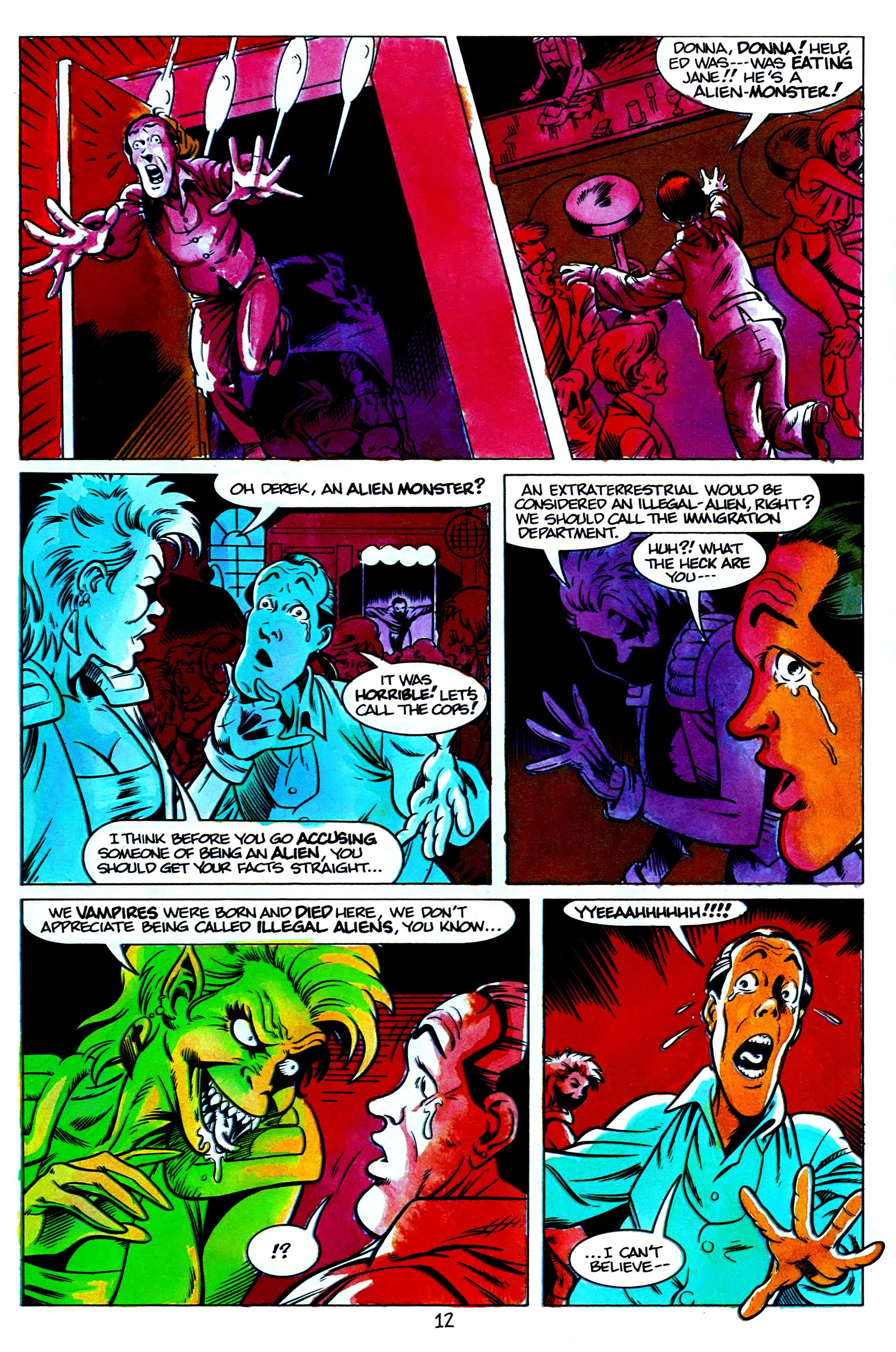 Read online Fright Night (1988) comic -  Issue #9 - 14