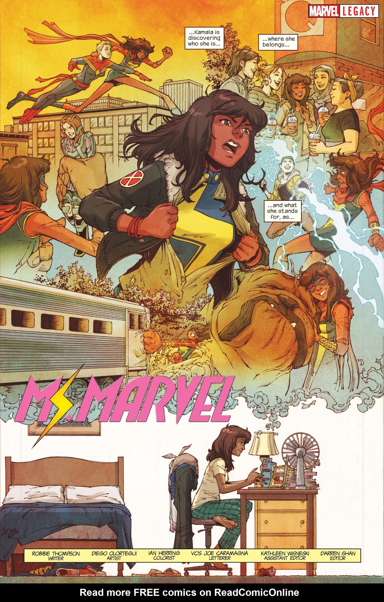 Read online Ms. Marvel (2016) comic -  Issue # _Marvel Legacy Primer Pages - 4