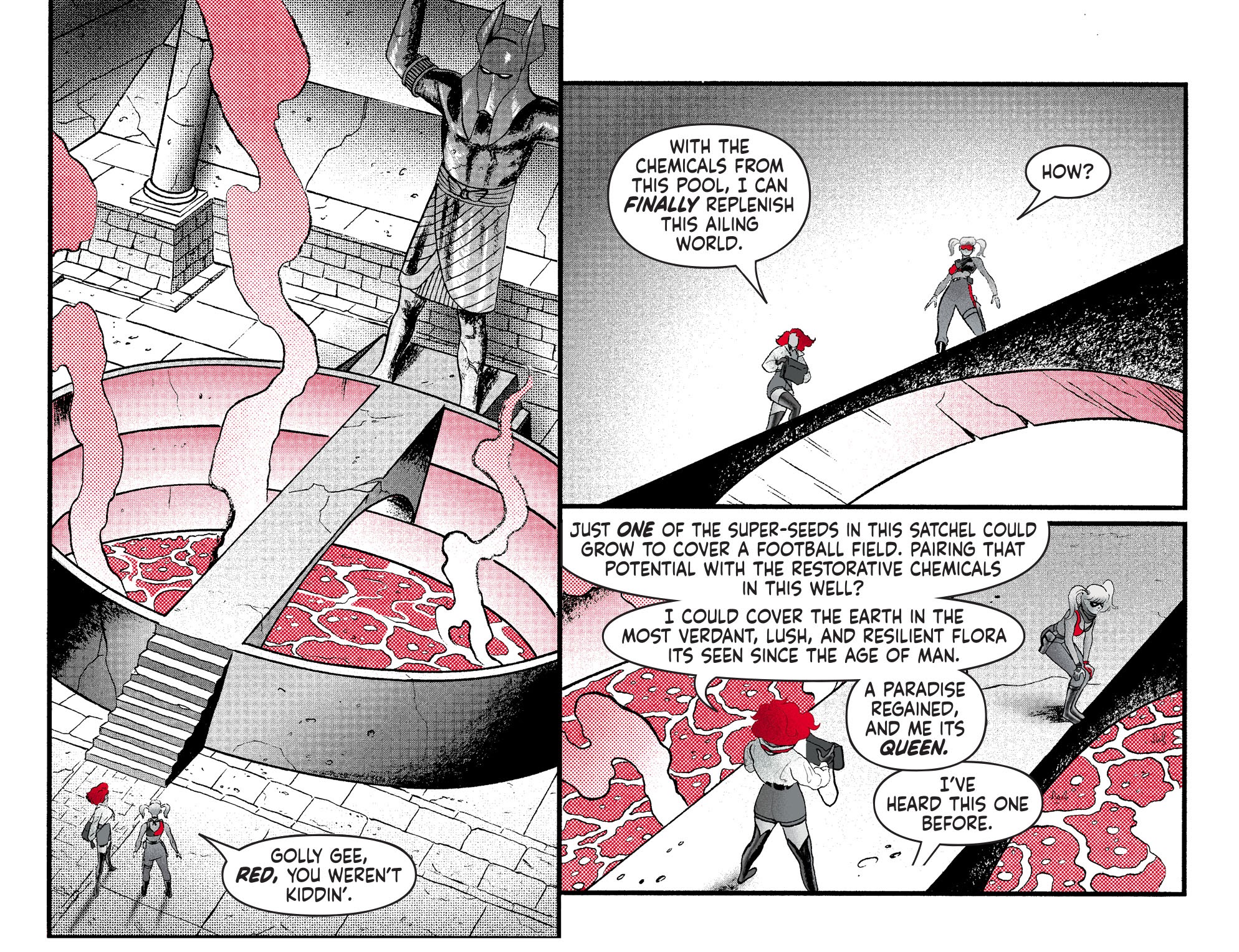 Read online Harley Quinn Black   White   Red comic -  Issue #9 - 18