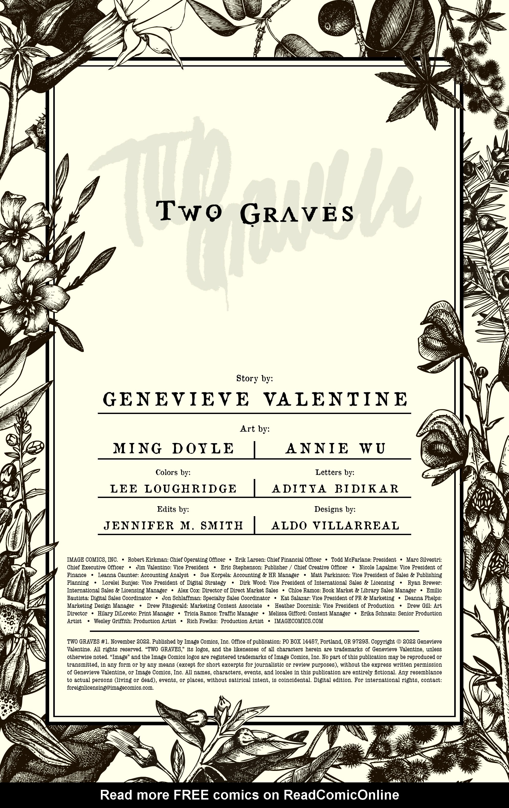 Read online Two Graves comic -  Issue #1 - 2