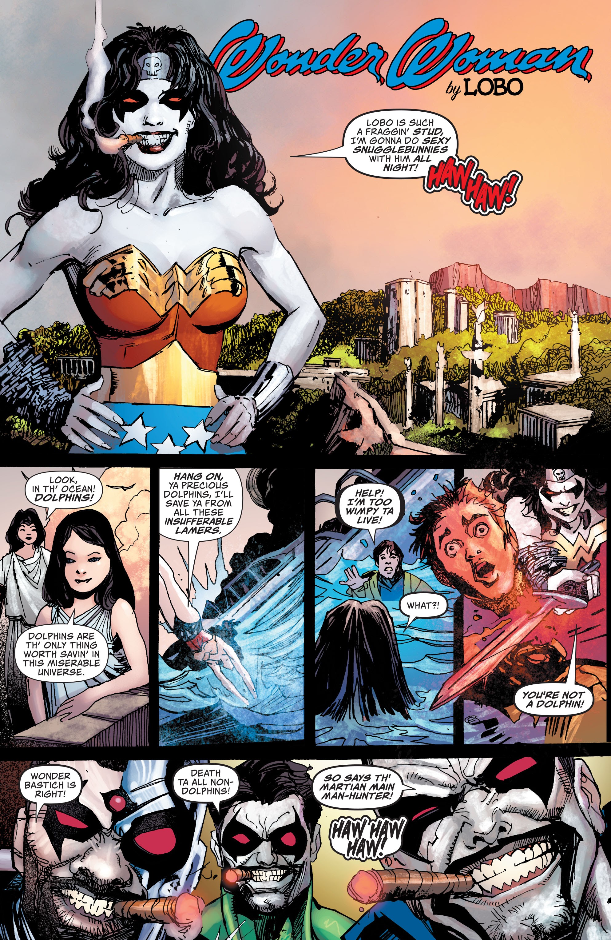 Read online Dark Nights: Death Metal Infinite Hour Exxxtreme! comic -  Issue # Full - 32