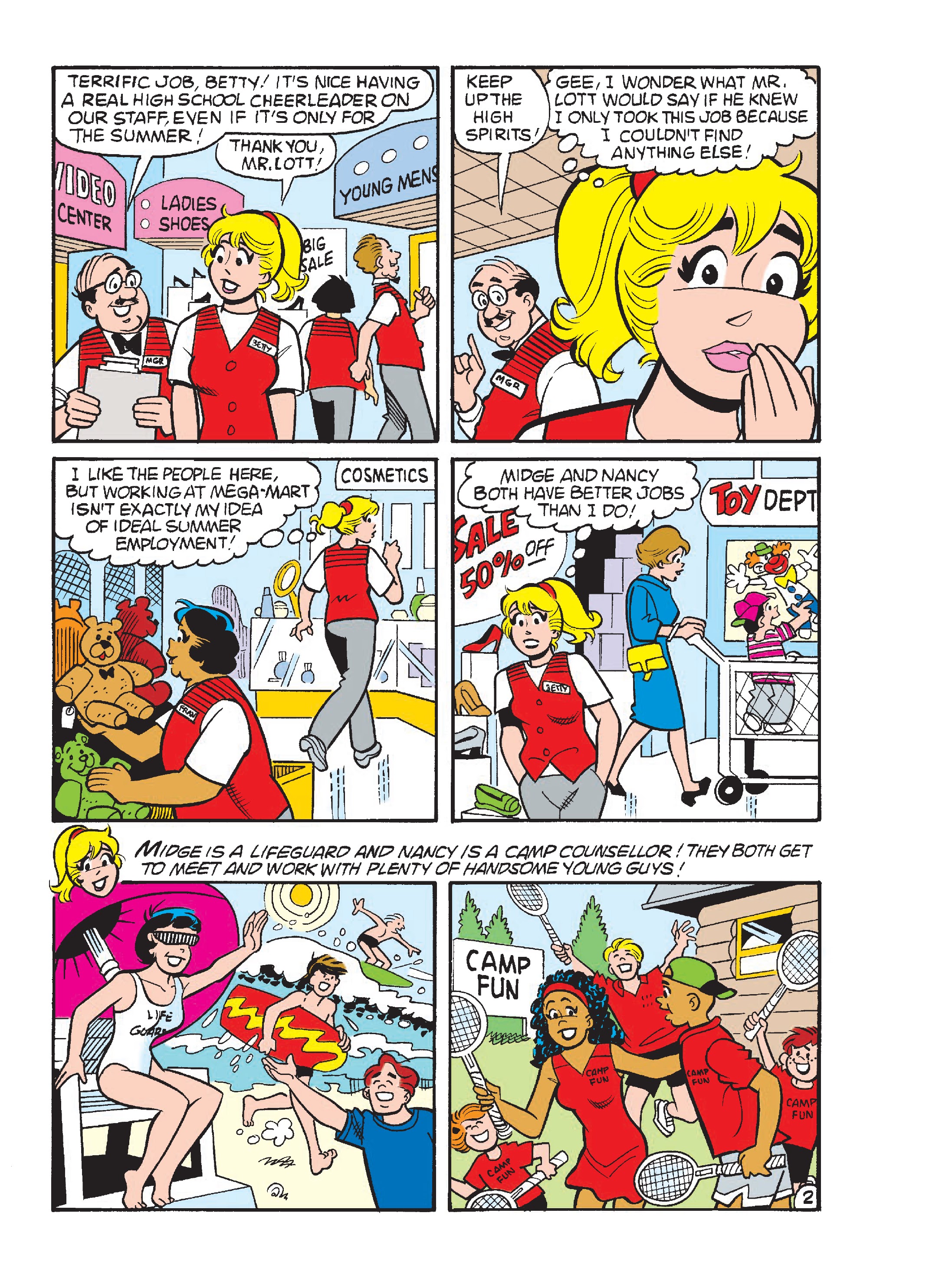 Read online Betty & Veronica Friends Double Digest comic -  Issue #254 - 234