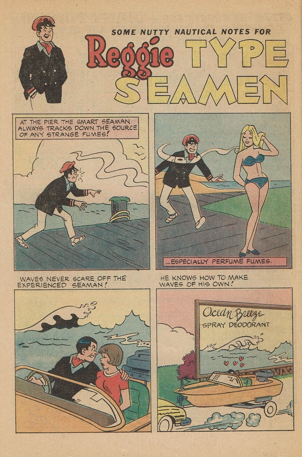 Read online Reggie's Wise Guy Jokes comic -  Issue #23 - 37