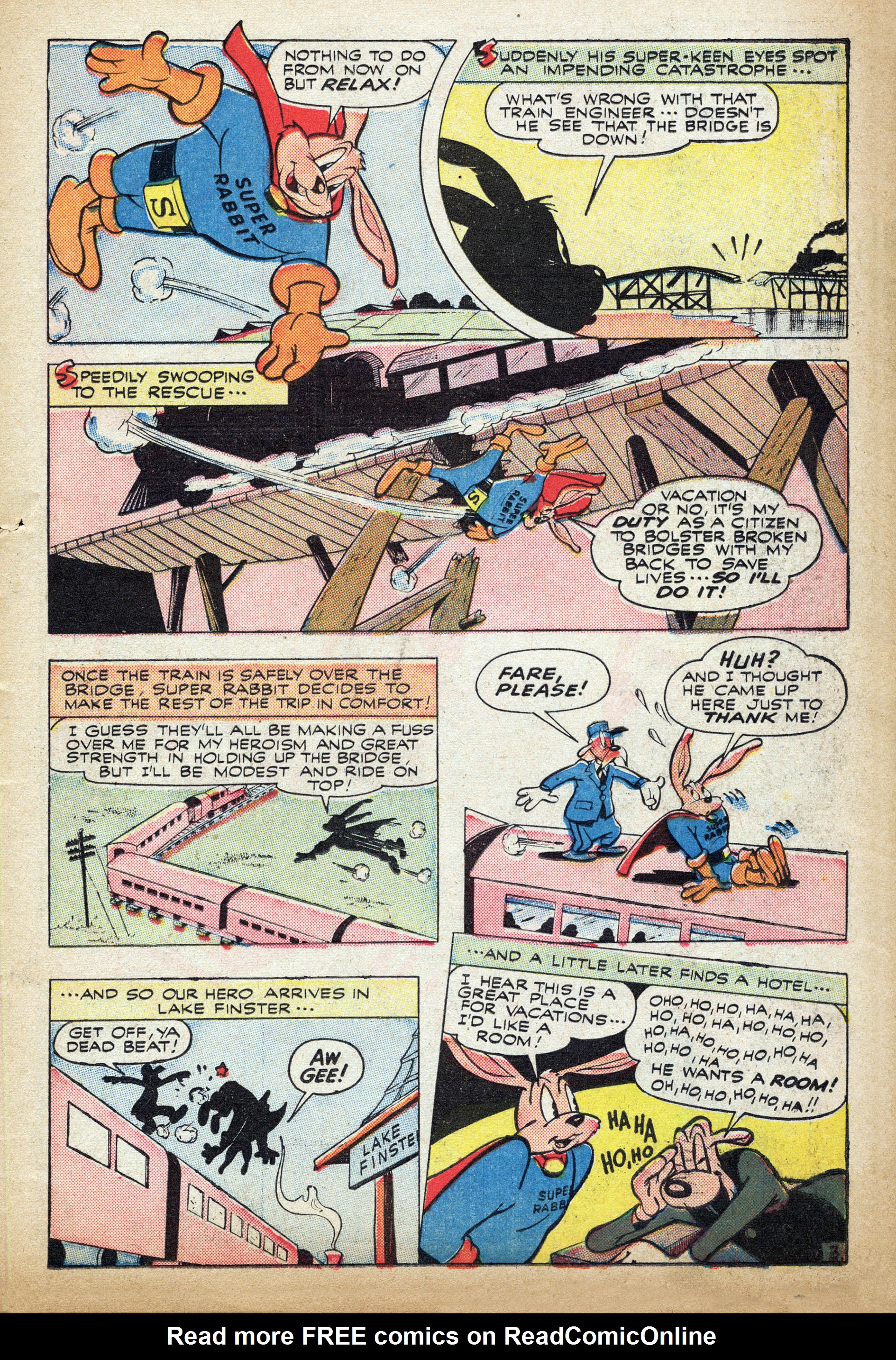 Read online Super Rabbit comic -  Issue #10 - 23