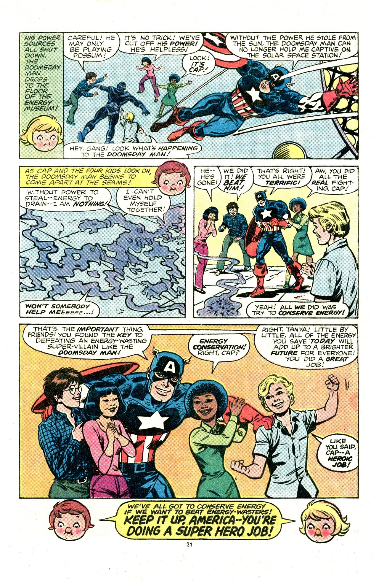 Read online Captain America and The Campbell Kids comic -  Issue # Full - 32