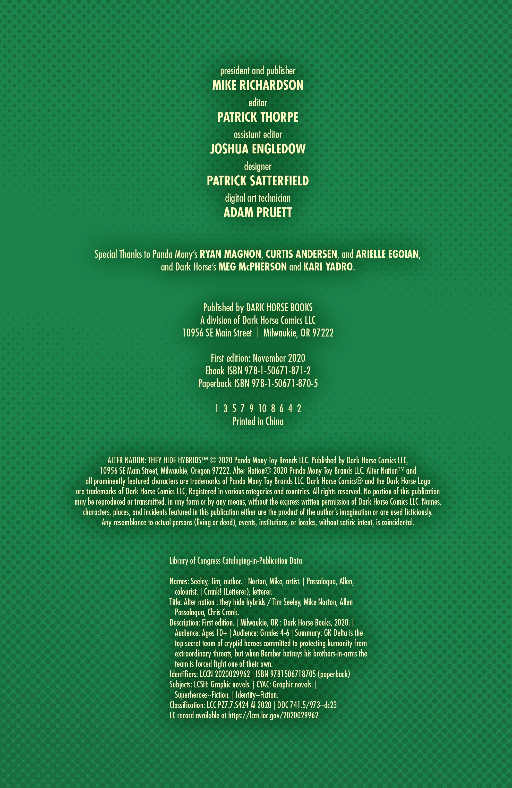 Read online Alter Nation: They Hide Hybrids comic -  Issue # TPB - 4