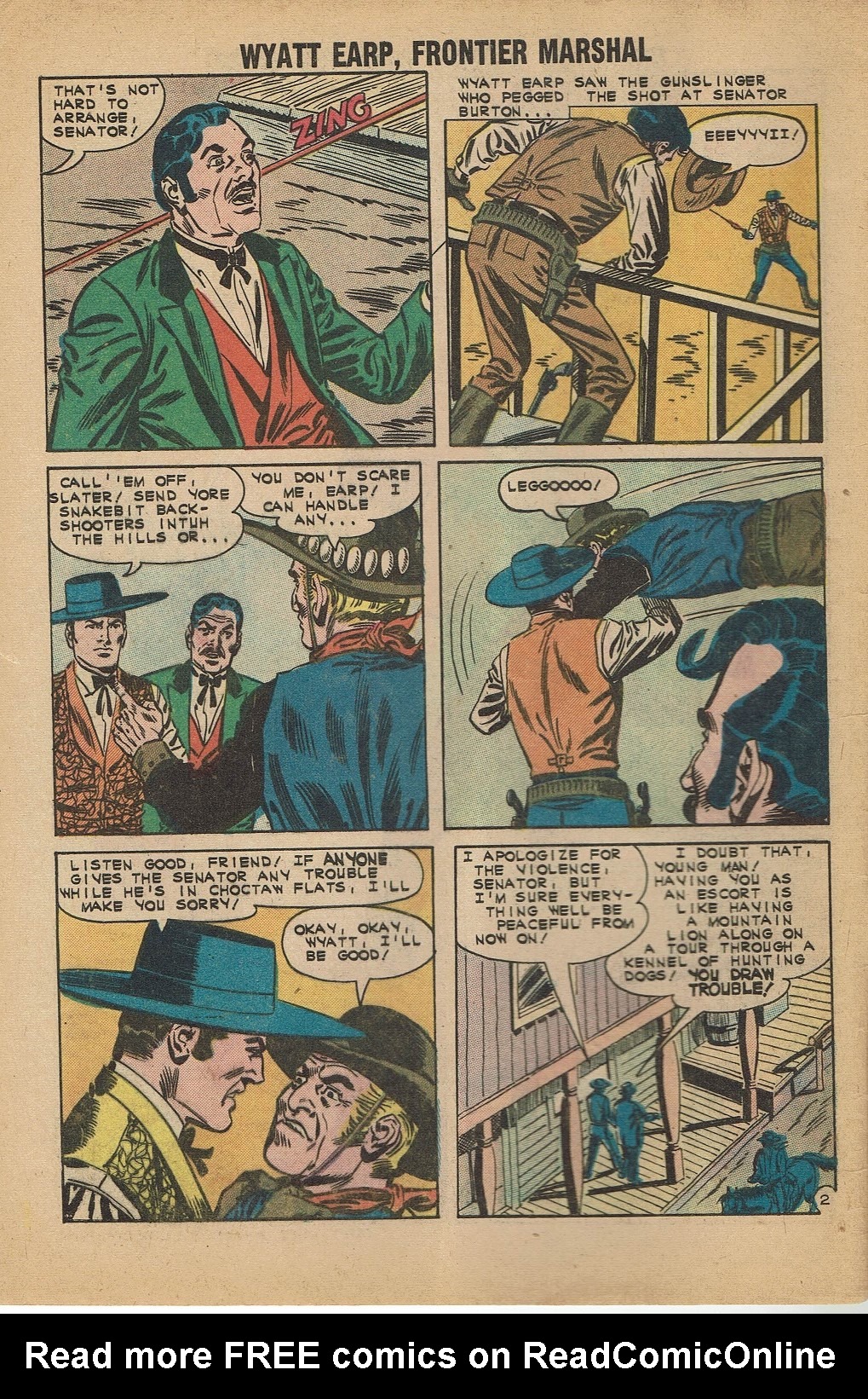 Read online Wyatt Earp Frontier Marshal comic -  Issue #40 - 4