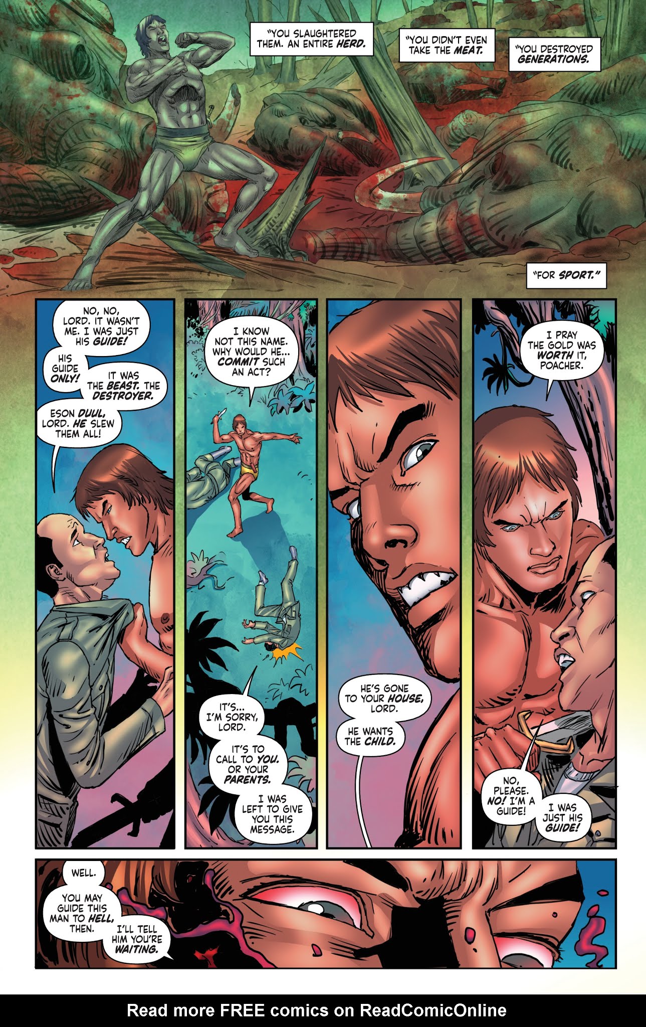 Read online Red Sonja/Tarzan comic -  Issue #3 - 10