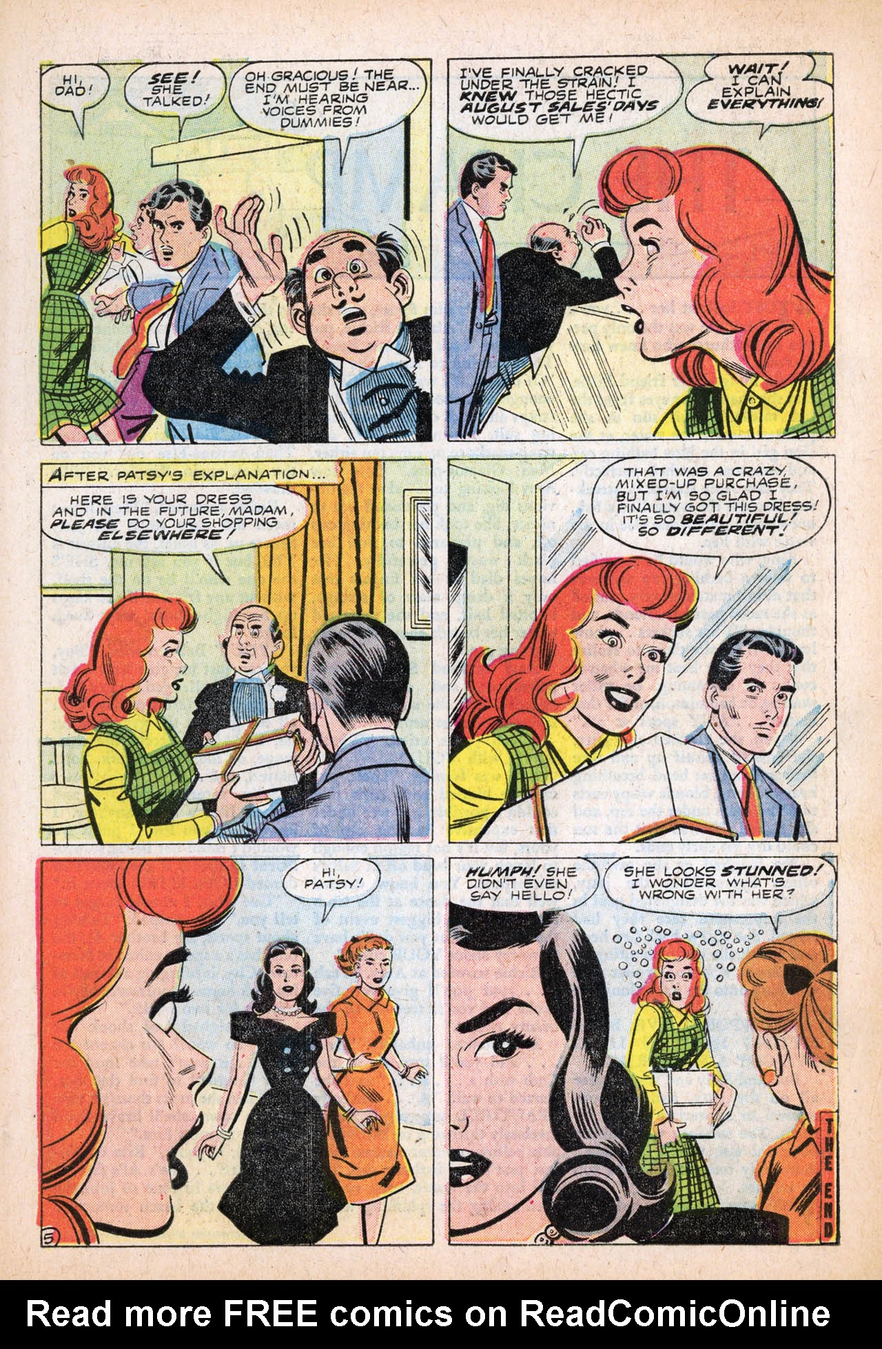 Read online Patsy Walker comic -  Issue #68 - 7