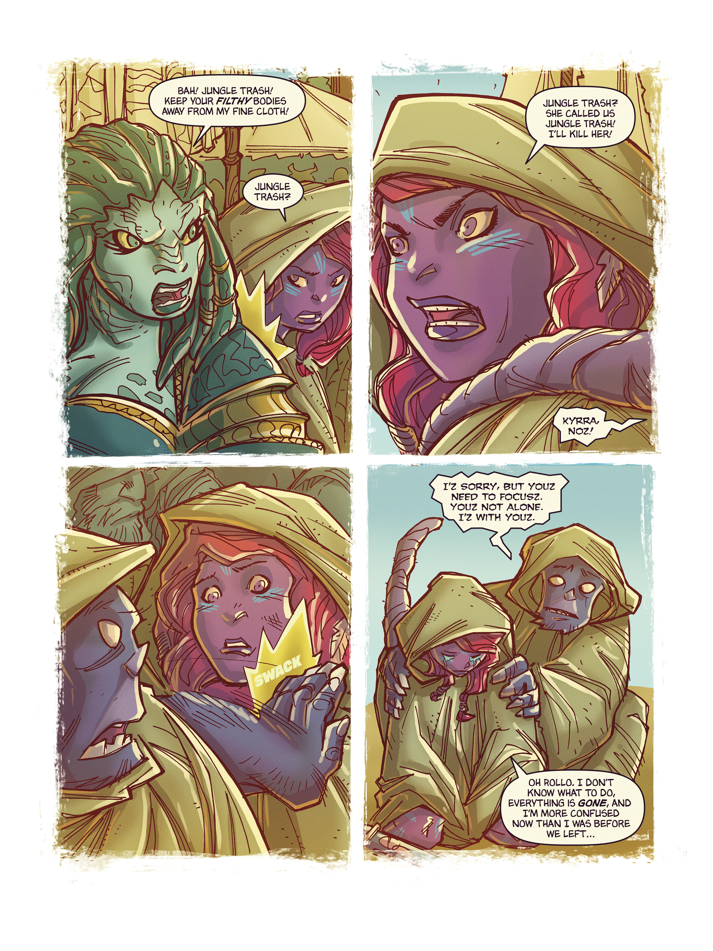 Read online Kyrra: Alien Jungle Girl comic -  Issue #8 - 8