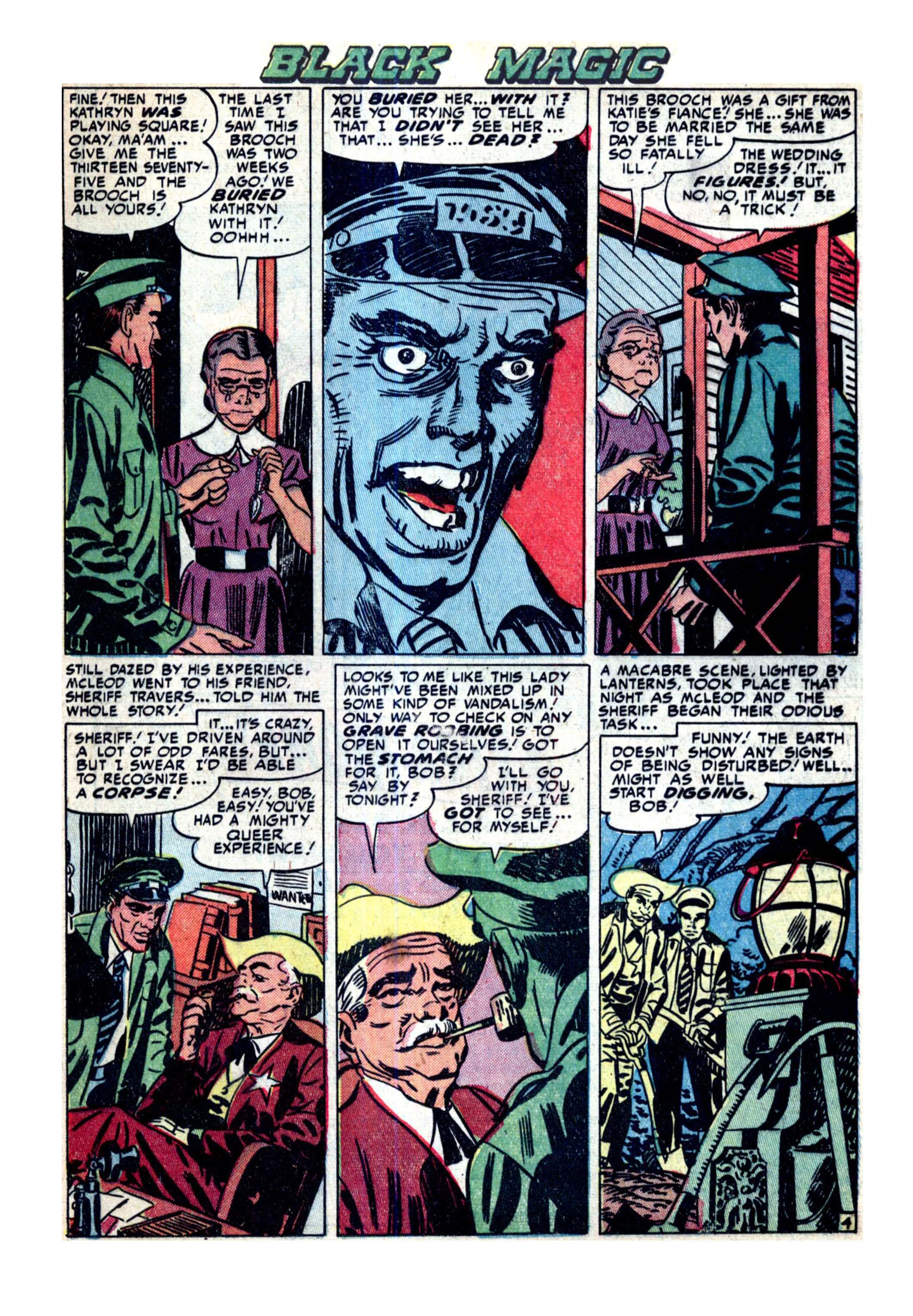 Read online Black Magic (1950) comic -  Issue #11 - 13