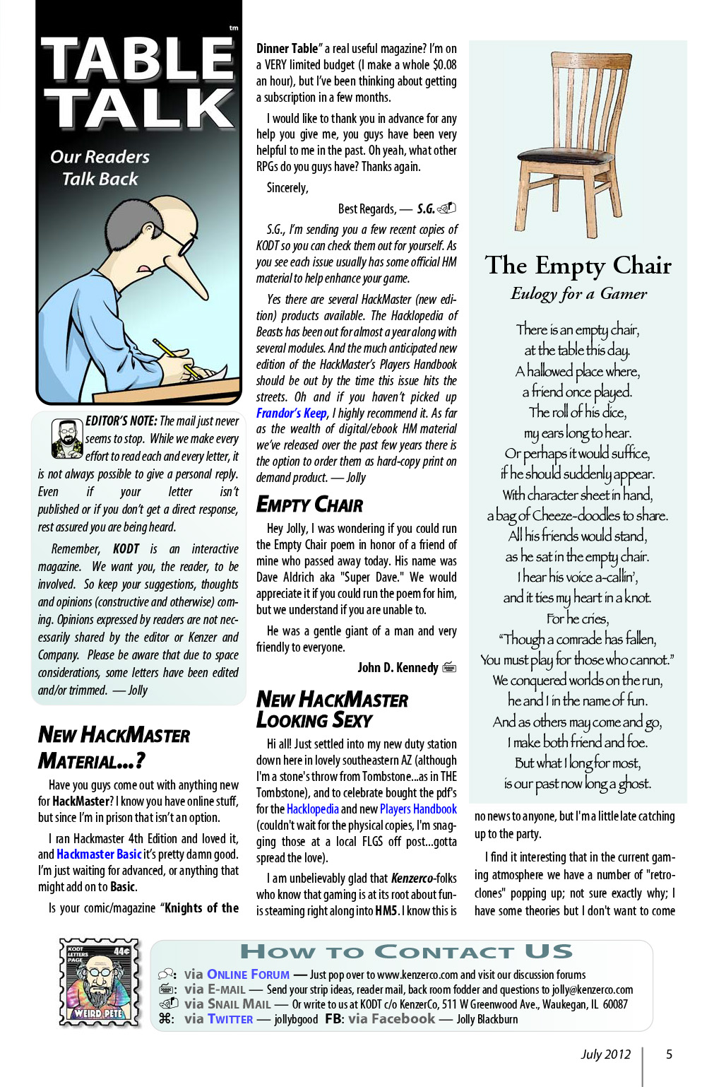 Read online Knights of the Dinner Table comic -  Issue #189 - 7