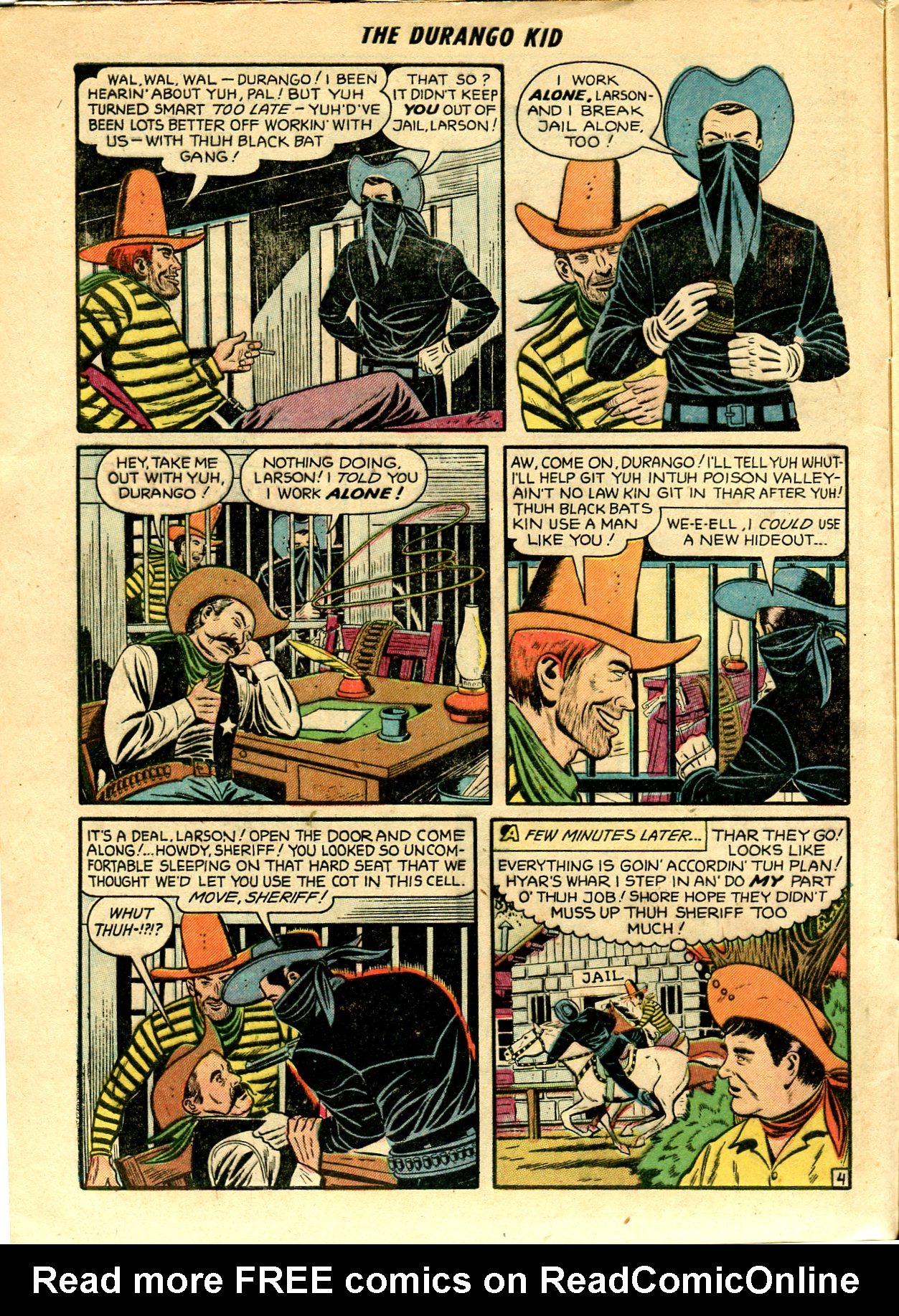 Read online Charles Starrett as The Durango Kid comic -  Issue #23 - 6