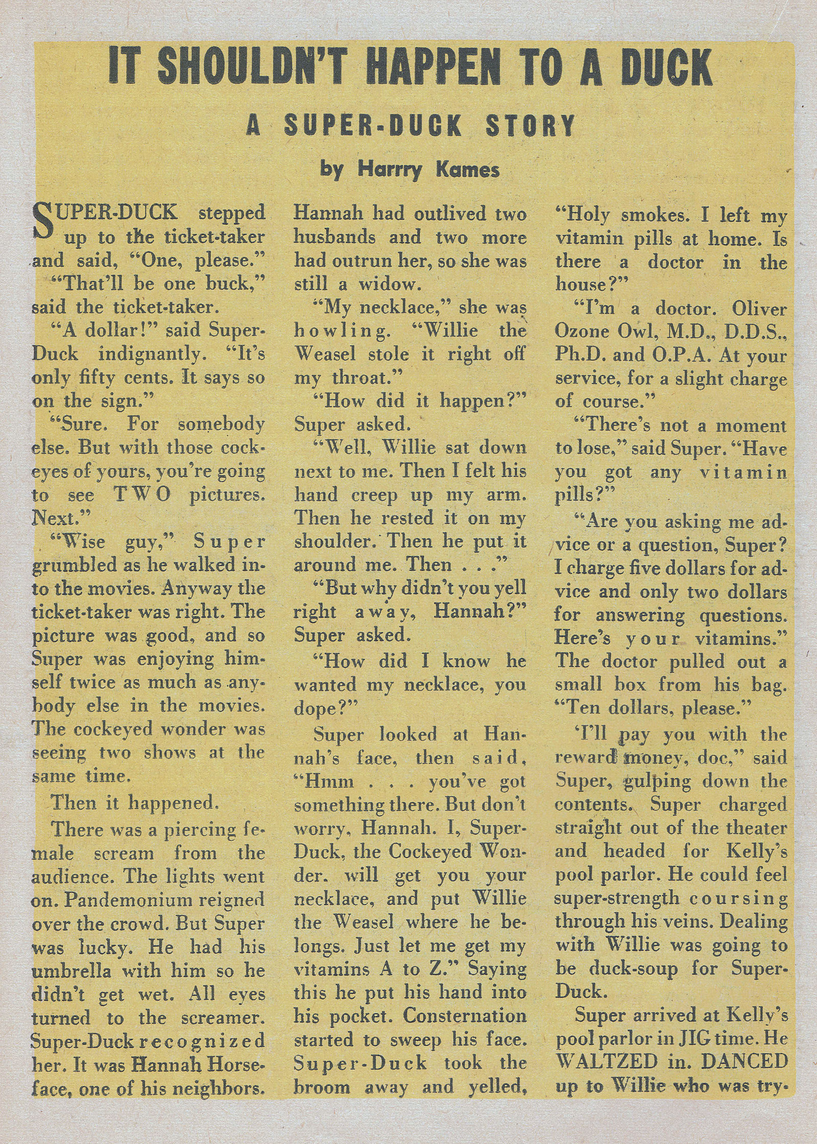 Read online Super Duck Comics comic -  Issue #1 - 36