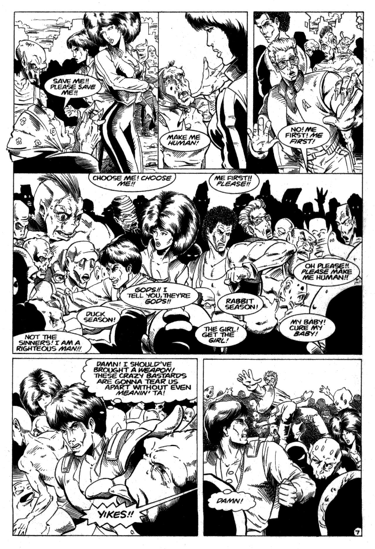 Read online Ex-Mutants (1986) comic -  Issue #5 - 10