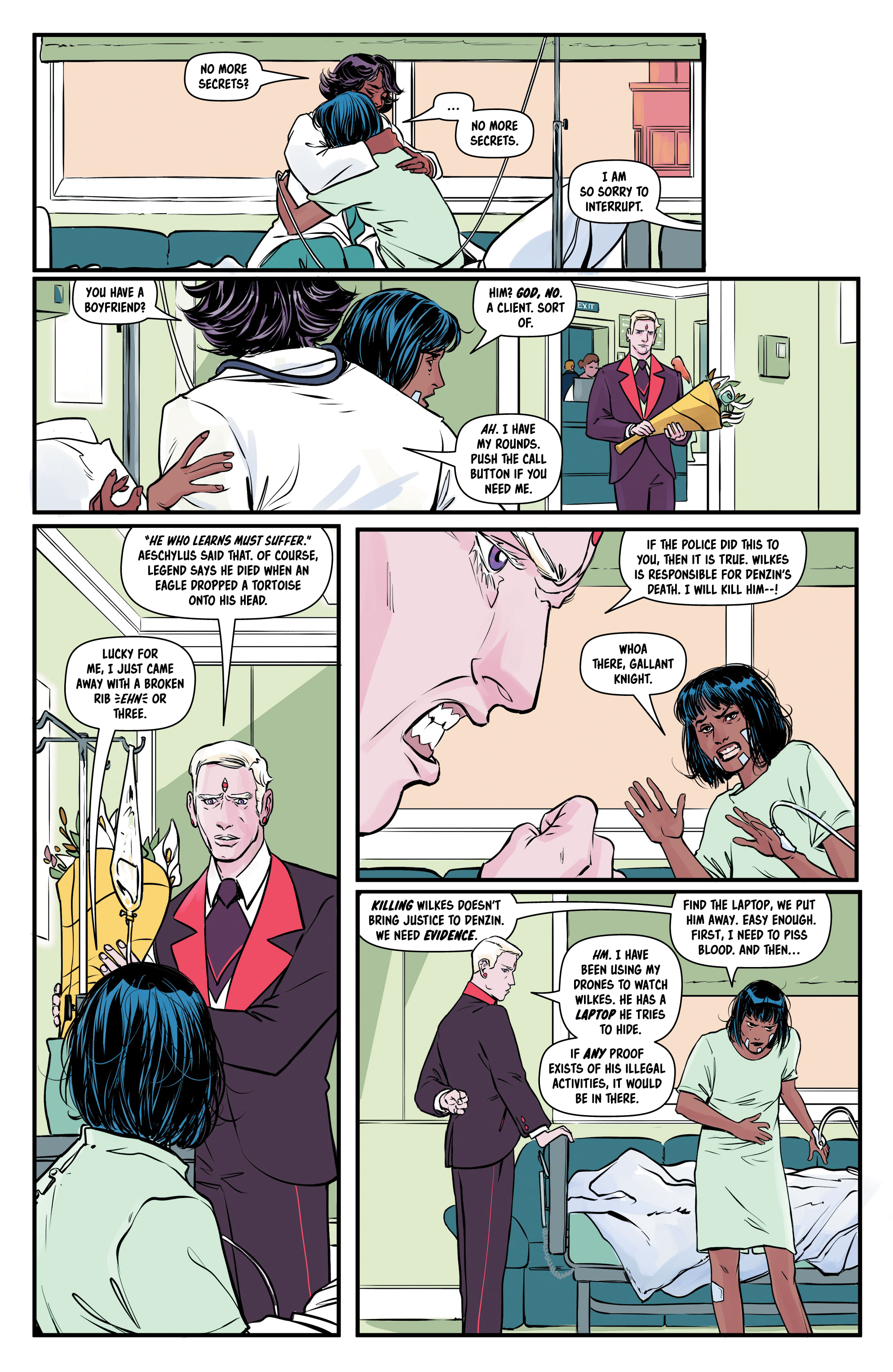 Read online Bylines in Blood comic -  Issue #3 - 7