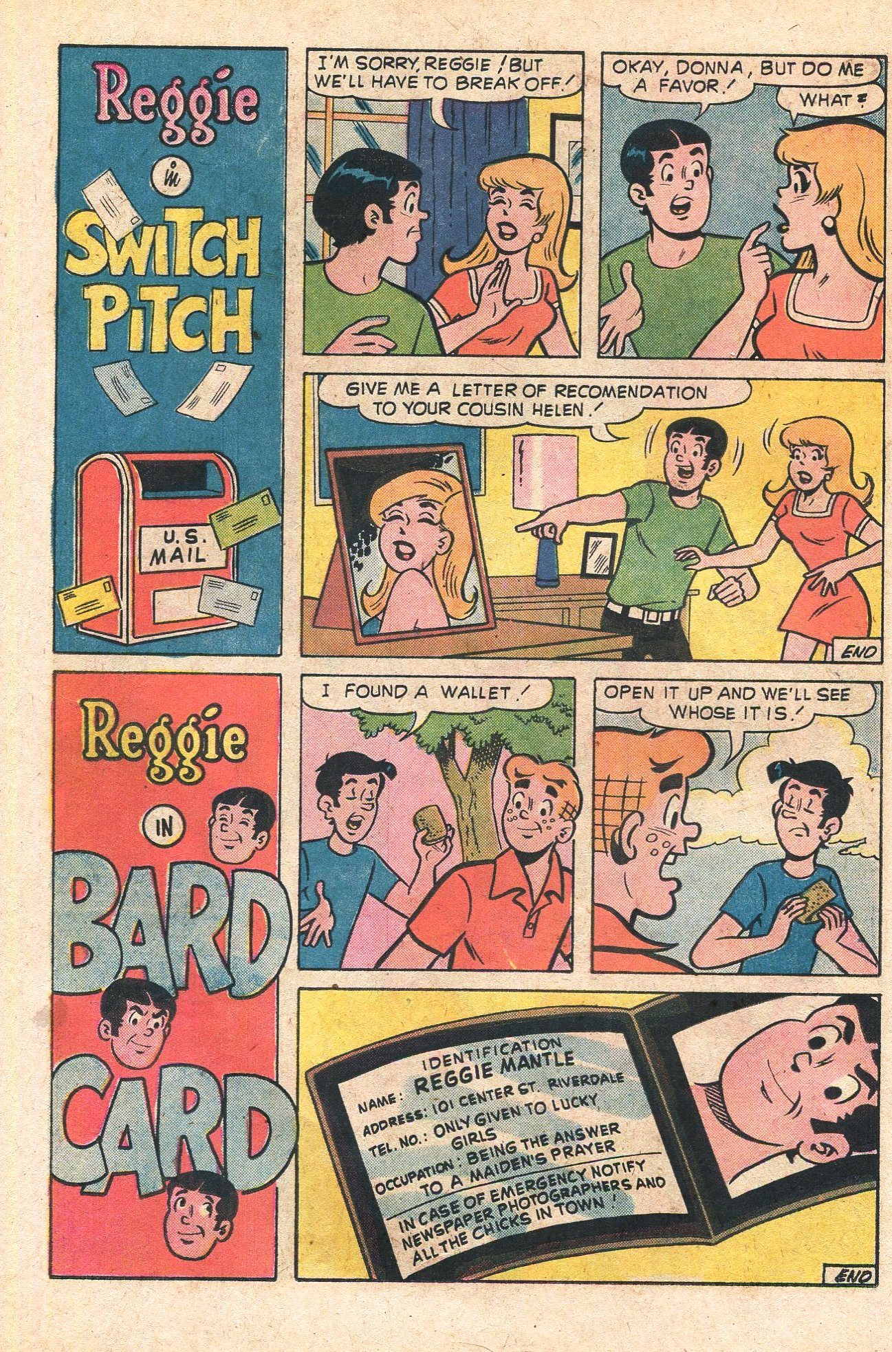 Read online Reggie's Wise Guy Jokes comic -  Issue #30 - 22