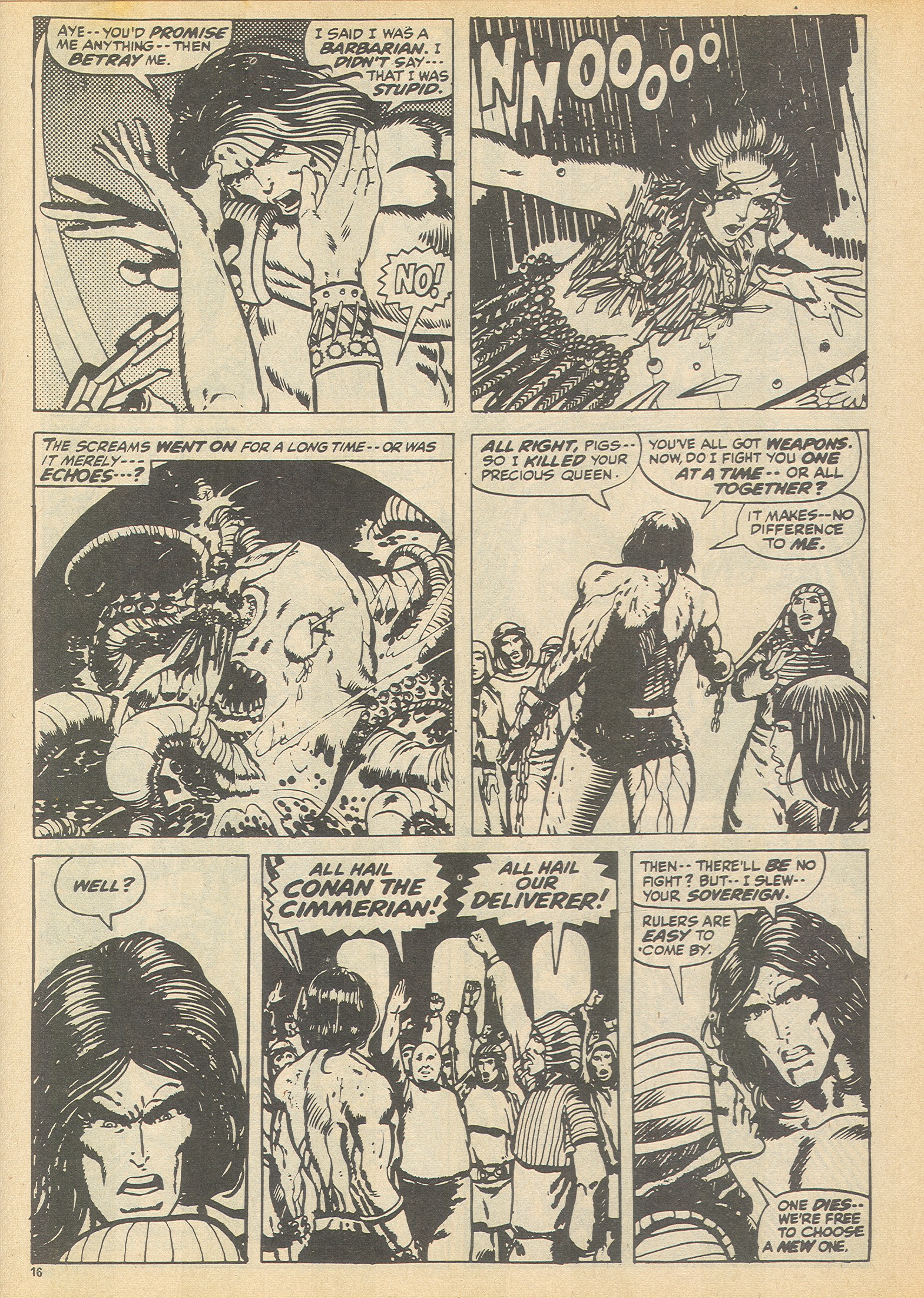 Read online The Savage Sword of Conan (1975) comic -  Issue #13 - 16