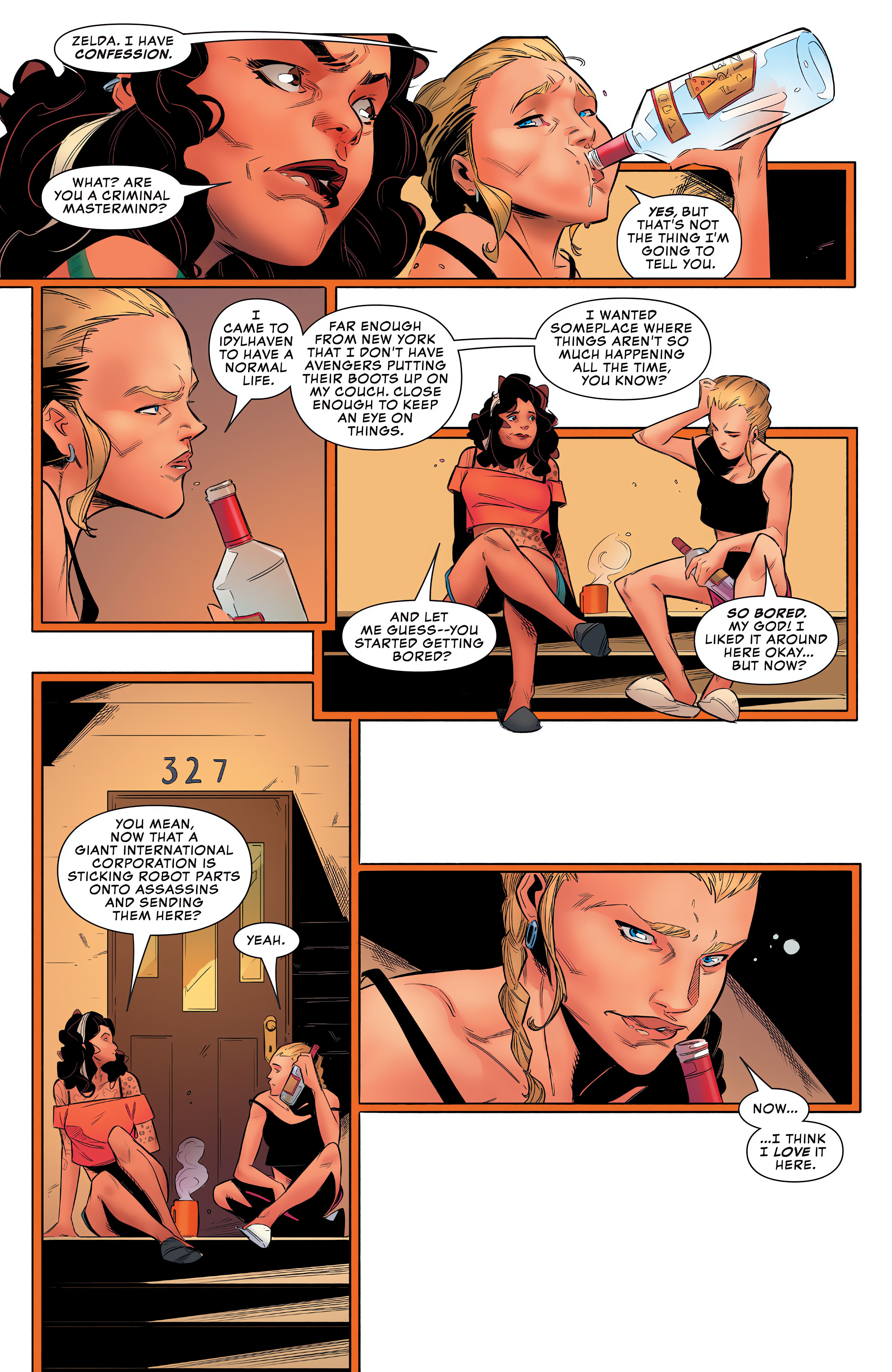 Read online White Widow (2023) comic -  Issue #1 - 25