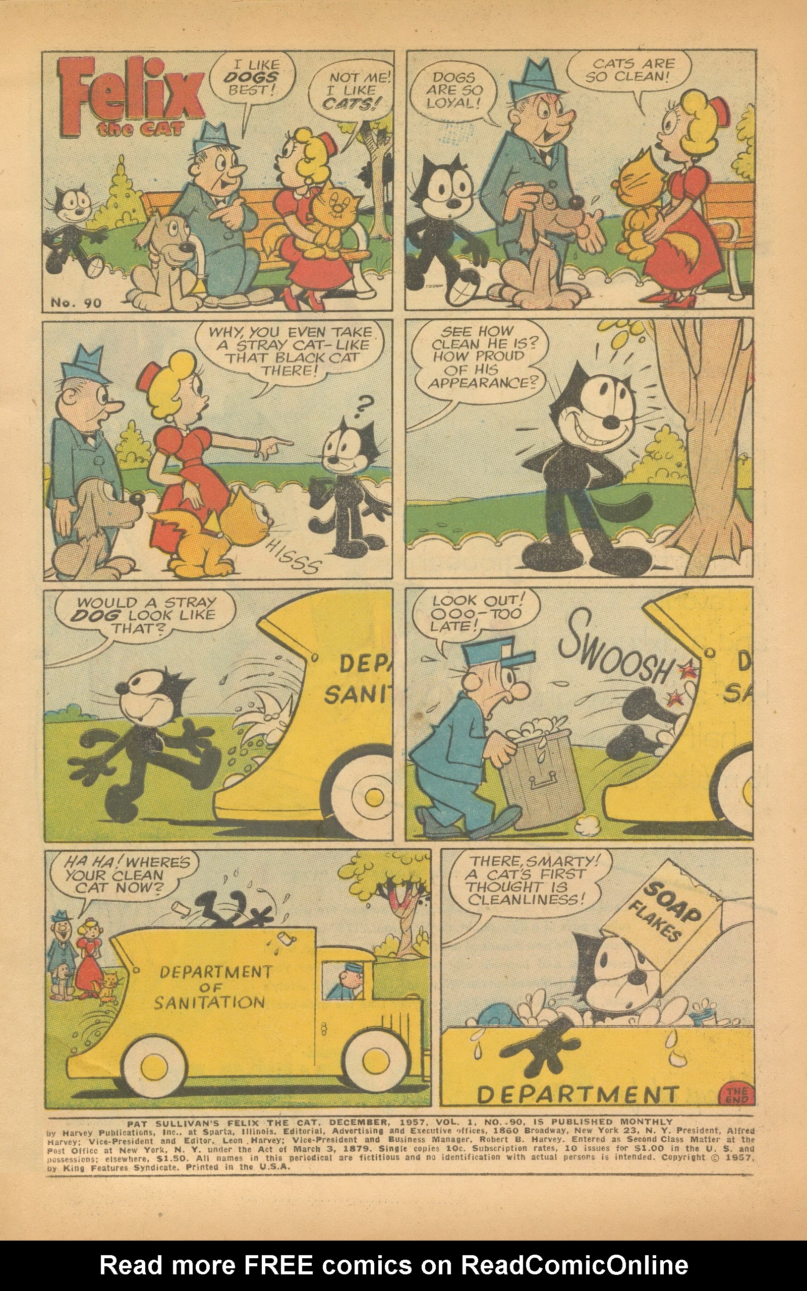 Read online Felix the Cat (1955) comic -  Issue #90 - 3