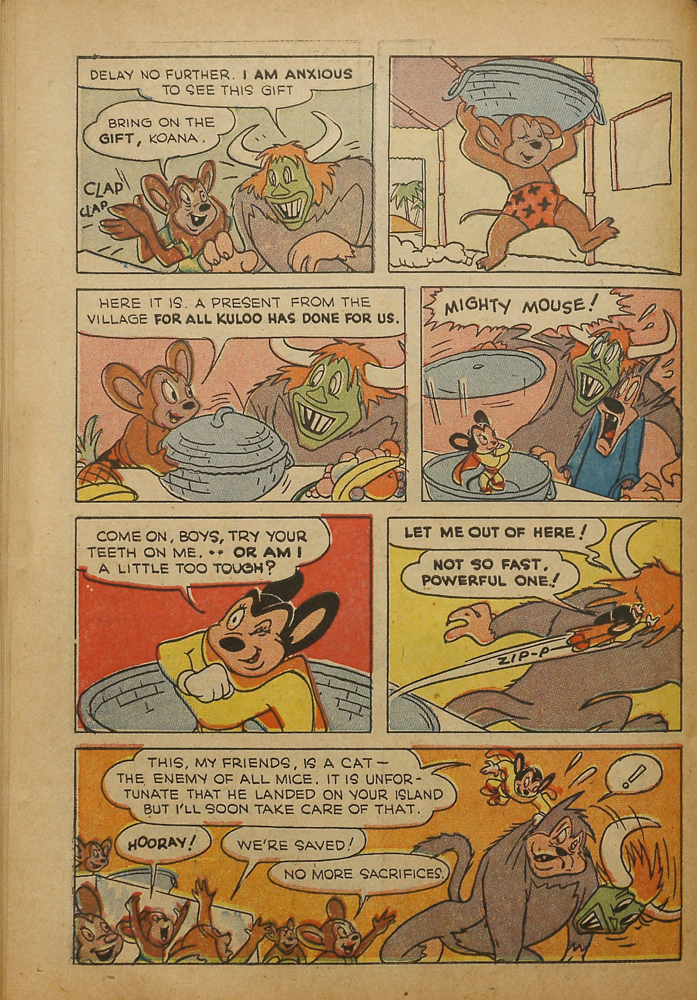 Read online Paul Terry's Mighty Mouse Comics comic -  Issue #40 - 62