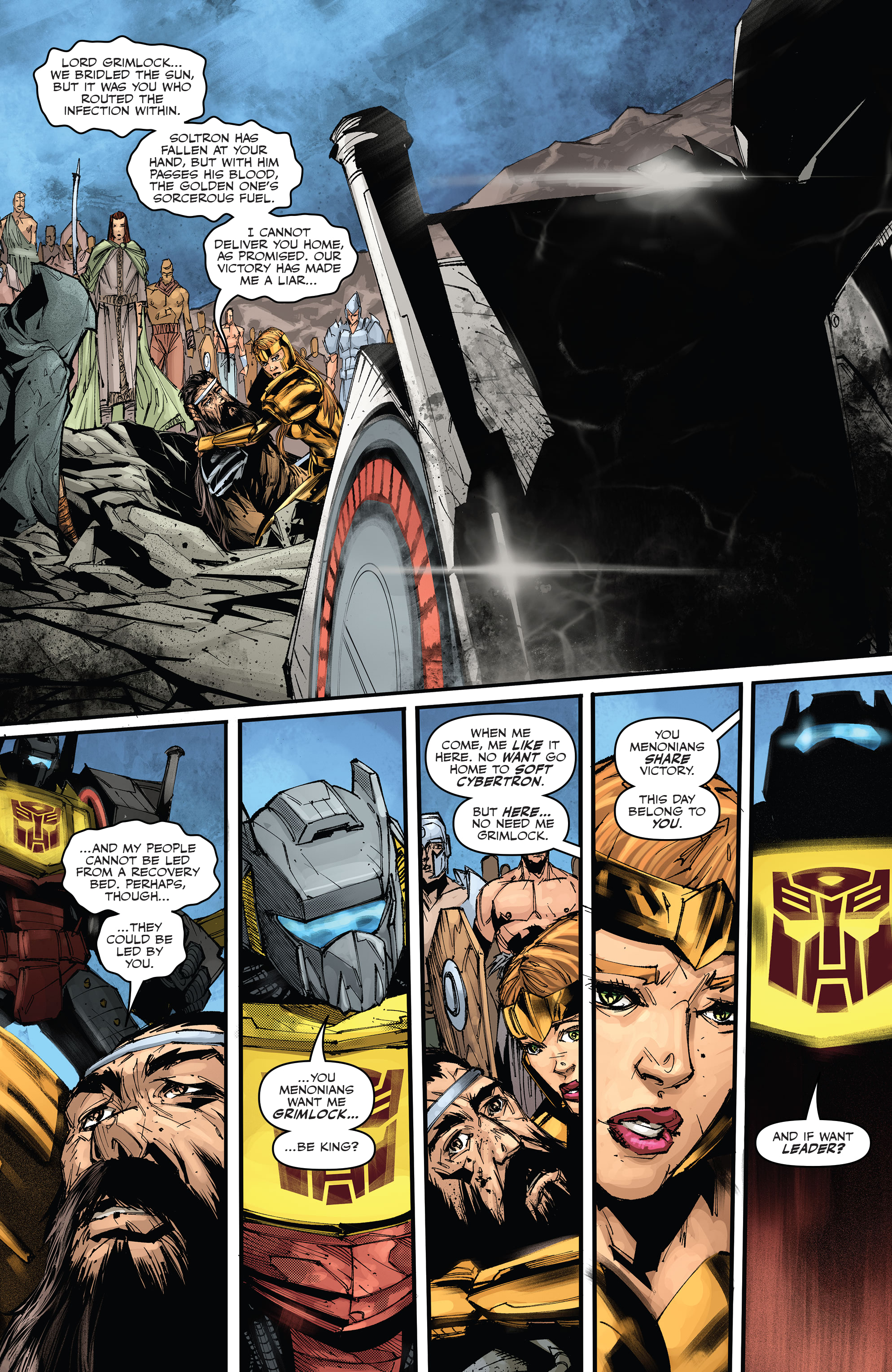 Read online Transformers: King Grimlock comic -  Issue #5 - 20