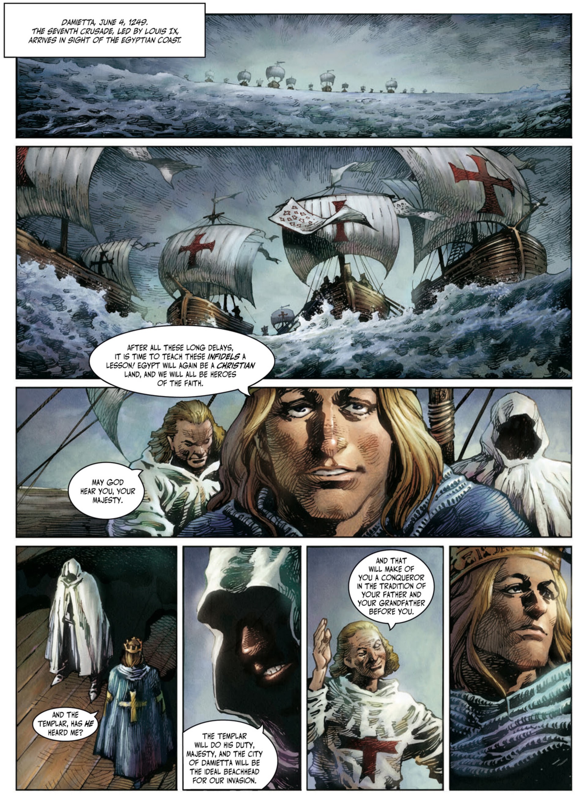 Read online Crusades comic -  Issue #3 - 12