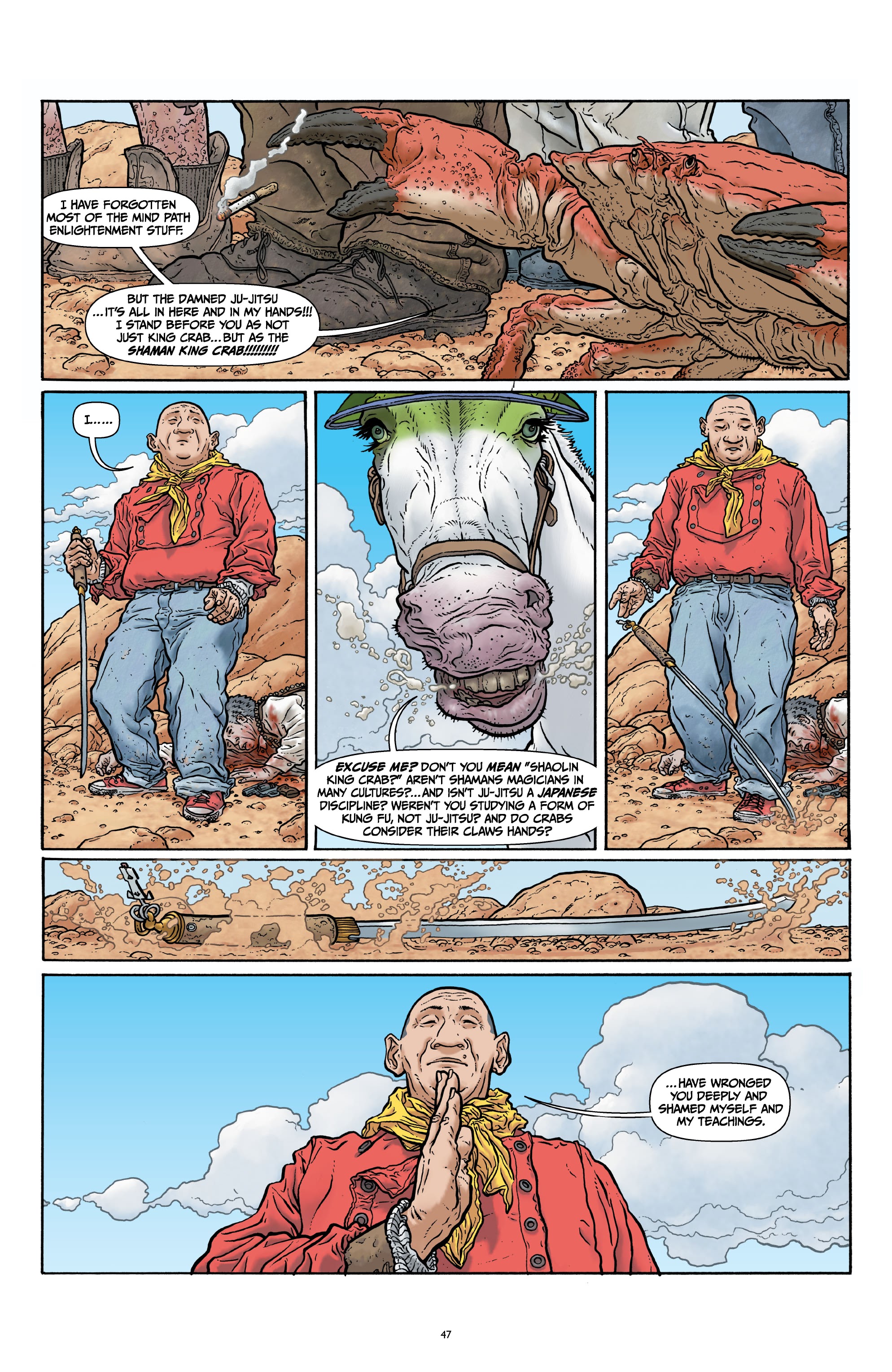 Read online Shaolin Cowboy comic -  Issue # _Start Trek (Part 1) - 38