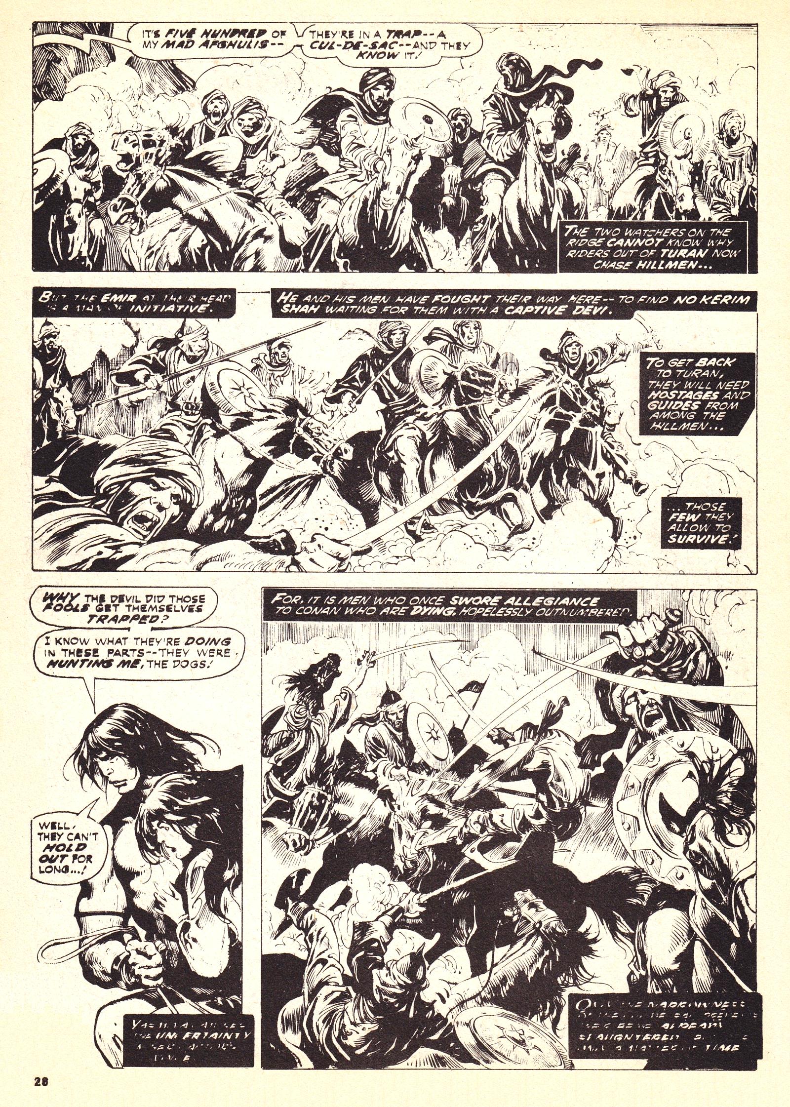 Read online The Savage Sword of Conan (1975) comic -  Issue #8 - 28