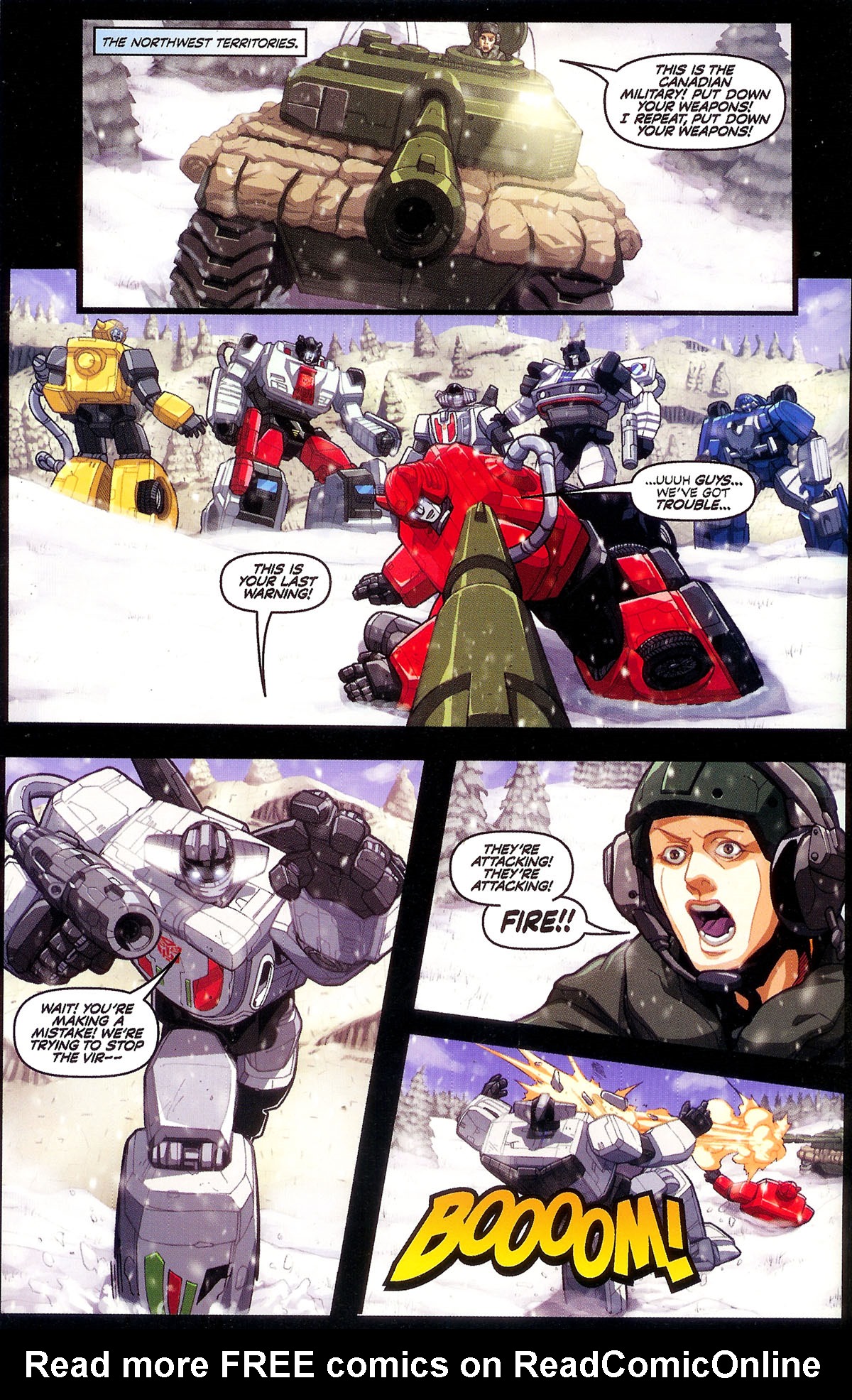 Read online Transformers: Generation 1 (2002) comic -  Issue #6 - 7