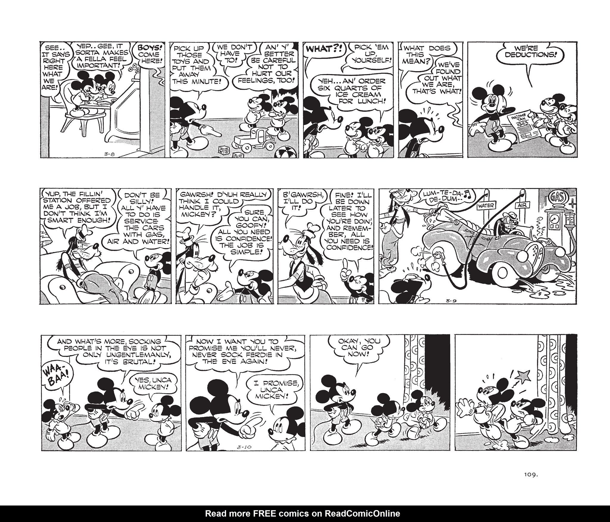 Read online Walt Disney's Mickey Mouse by Floyd Gottfredson comic -  Issue # TPB 7 (Part 2) - 9