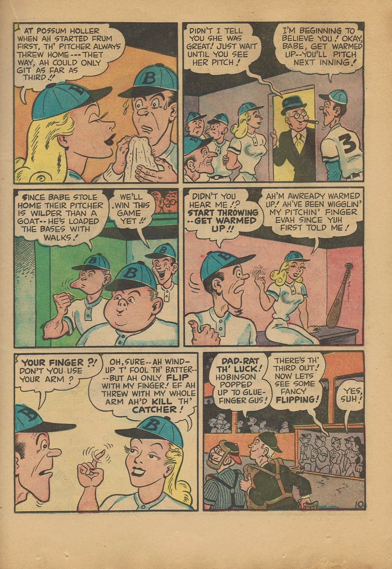 Read online Babe (1948) comic -  Issue #2 - 23