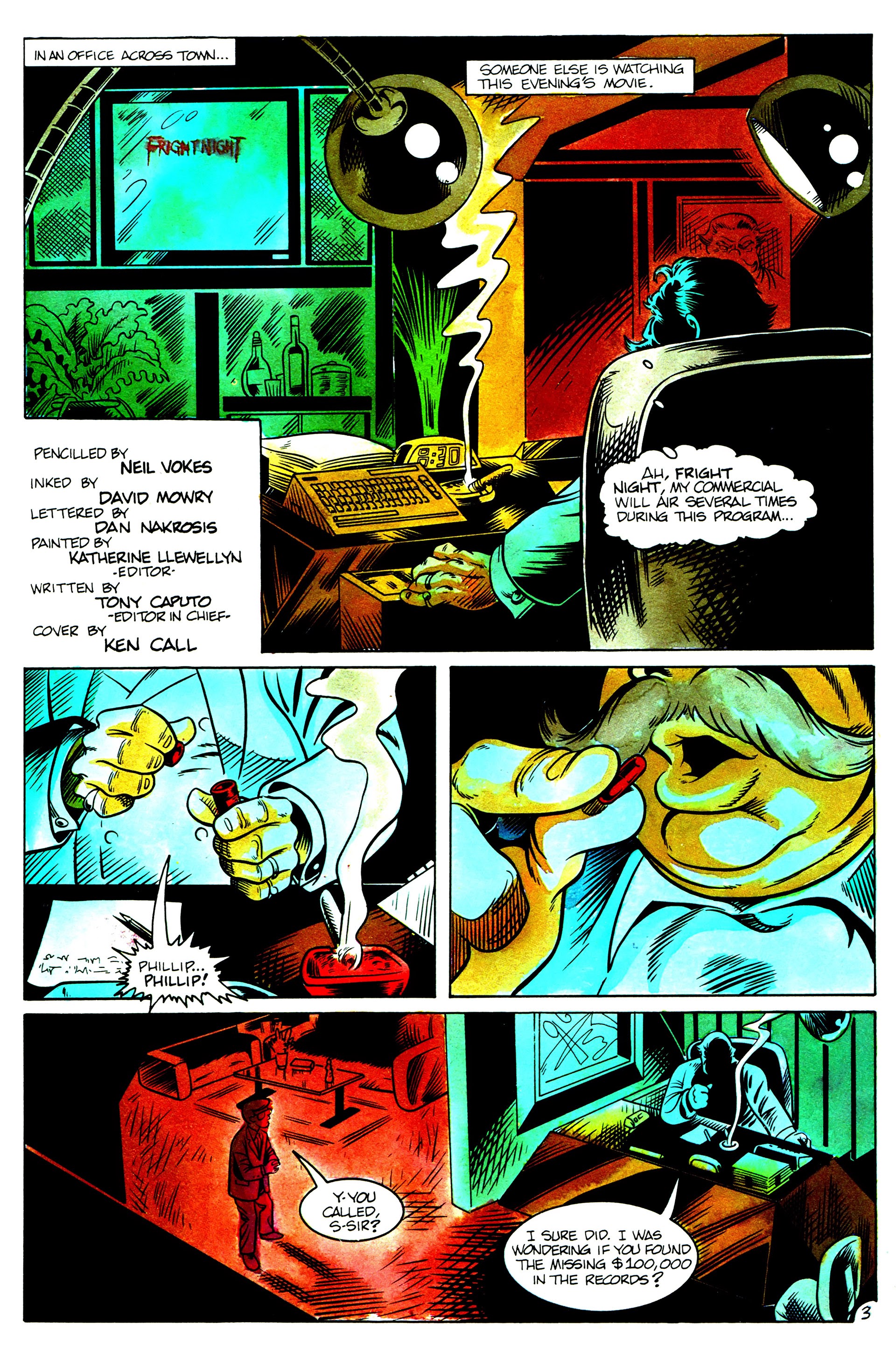 Read online Fright Night (1988) comic -  Issue #10 - 5